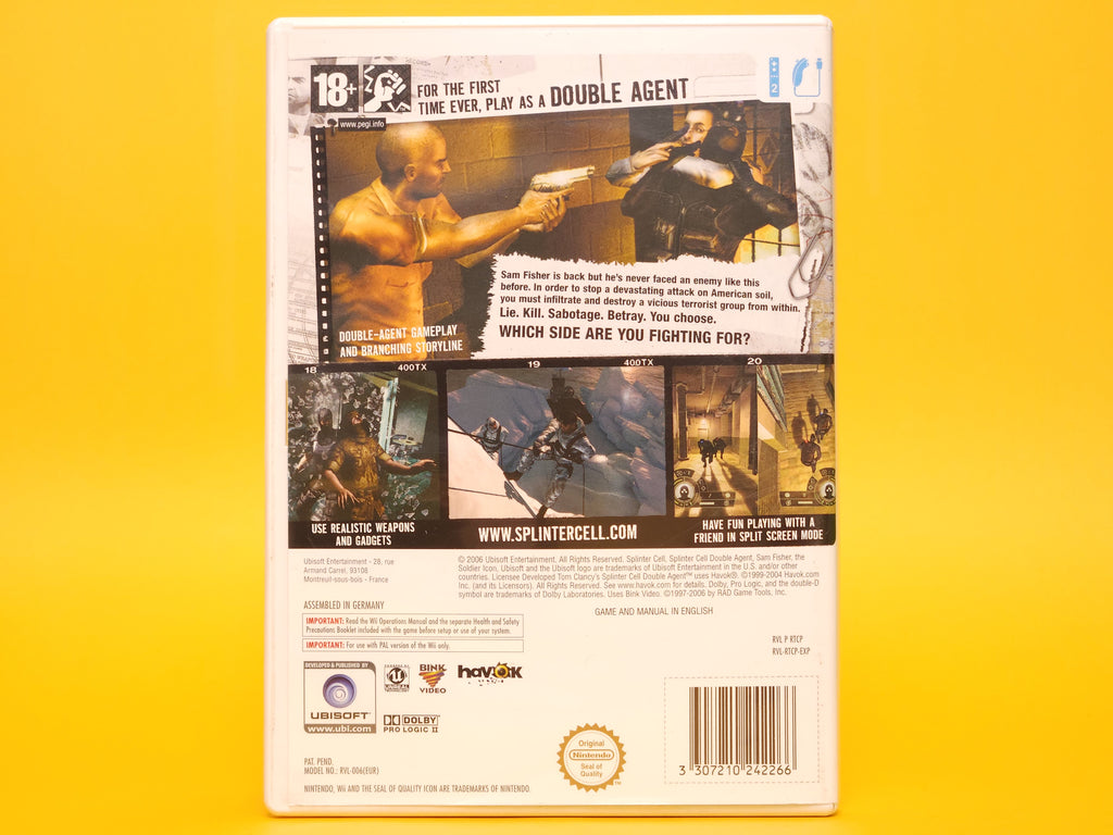 Tom Clancy's Splinter Cell: Double Agent – 2006 Nintendo Wii