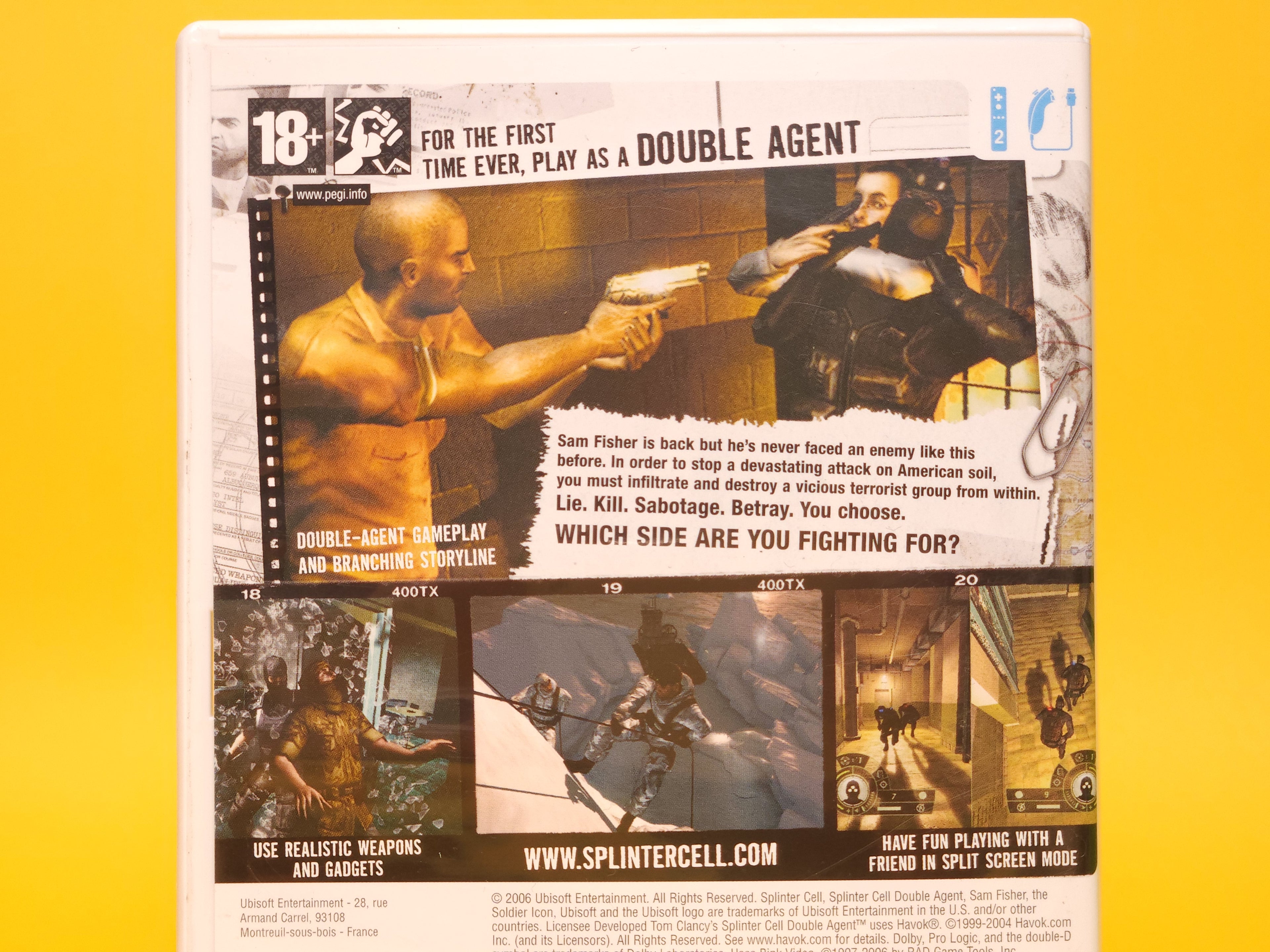 Tom Clancy's Splinter Cell: Double Agent – 2006 Nintendo Wii