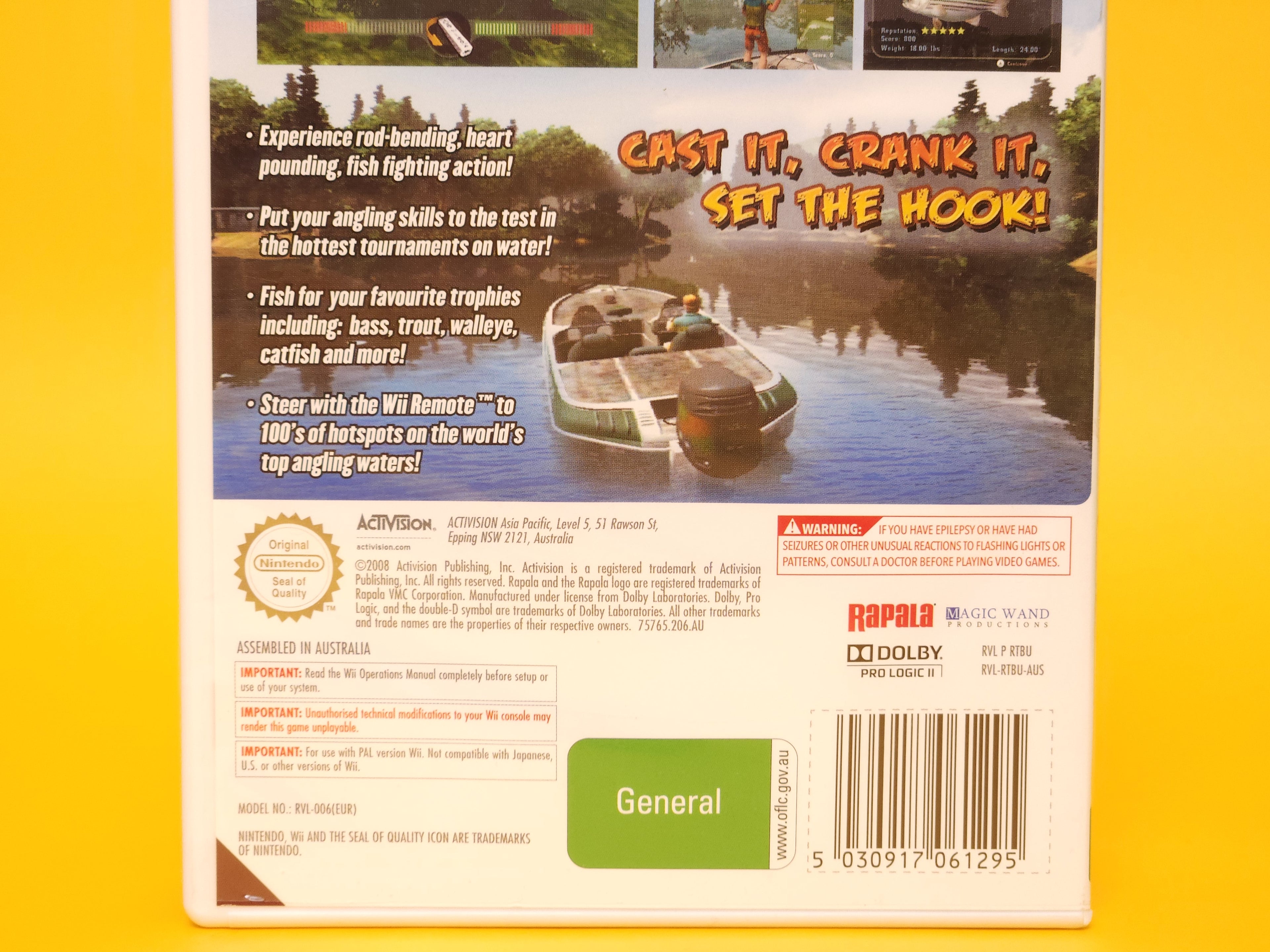 Rapala's Fishing Frenzy – 2008 Nintendo Wii