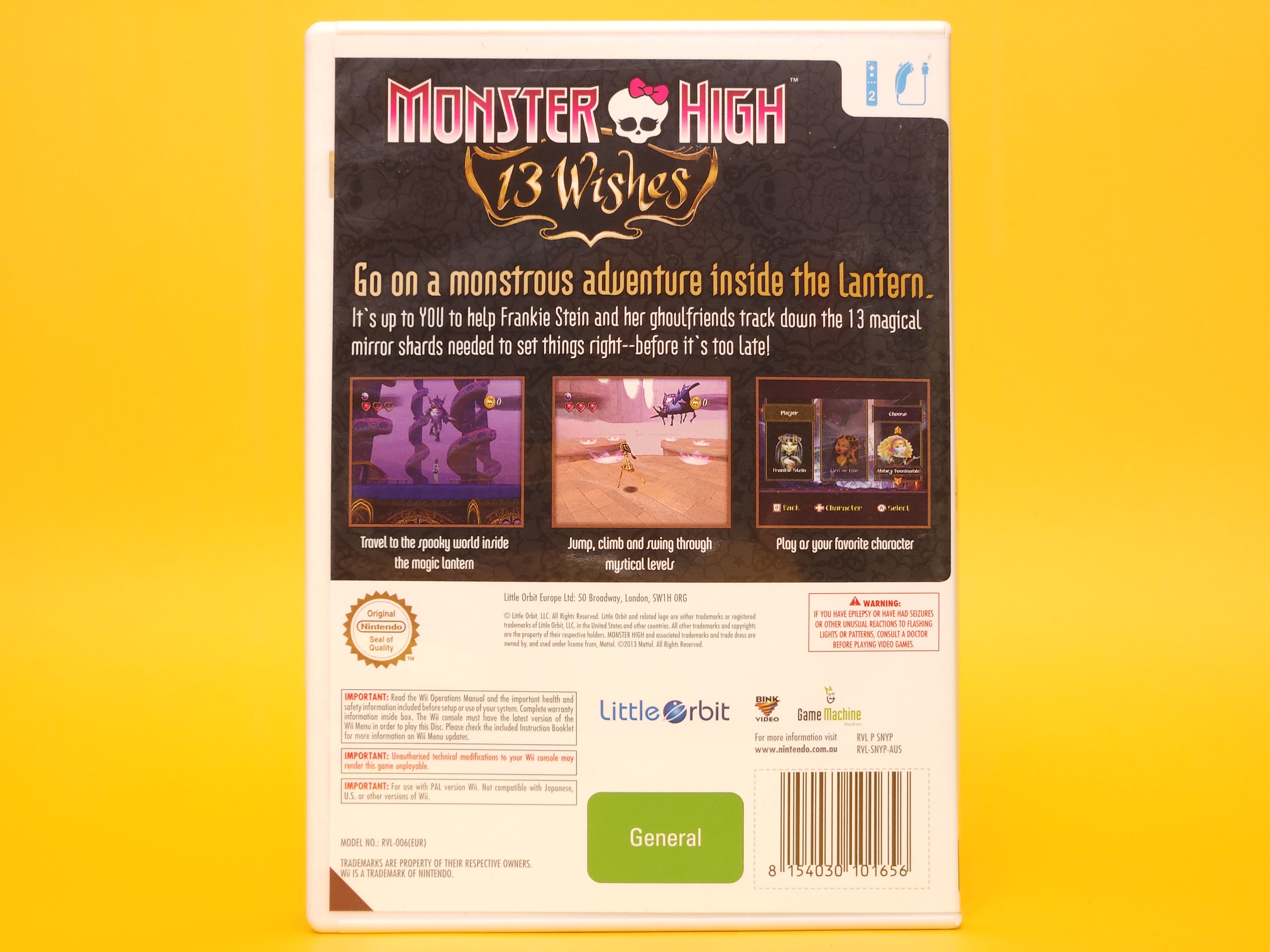 Monster High: 13 Wishes – 2013 Nintendo Wii