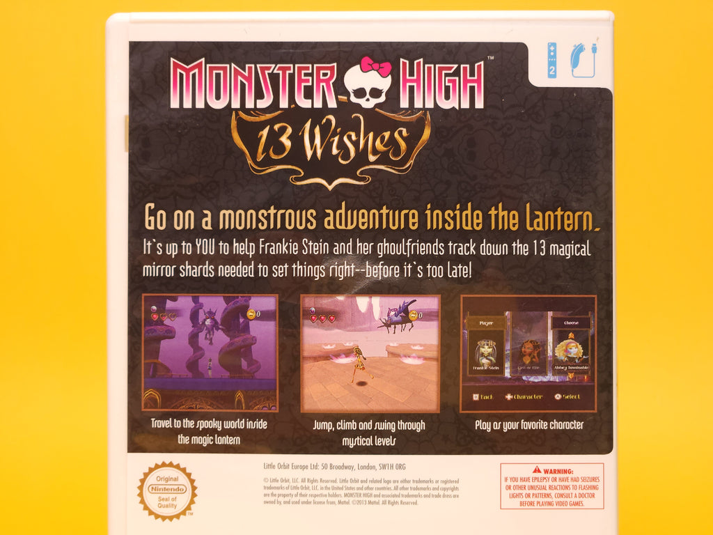 Monster High: 13 Wishes – 2013 Nintendo Wii