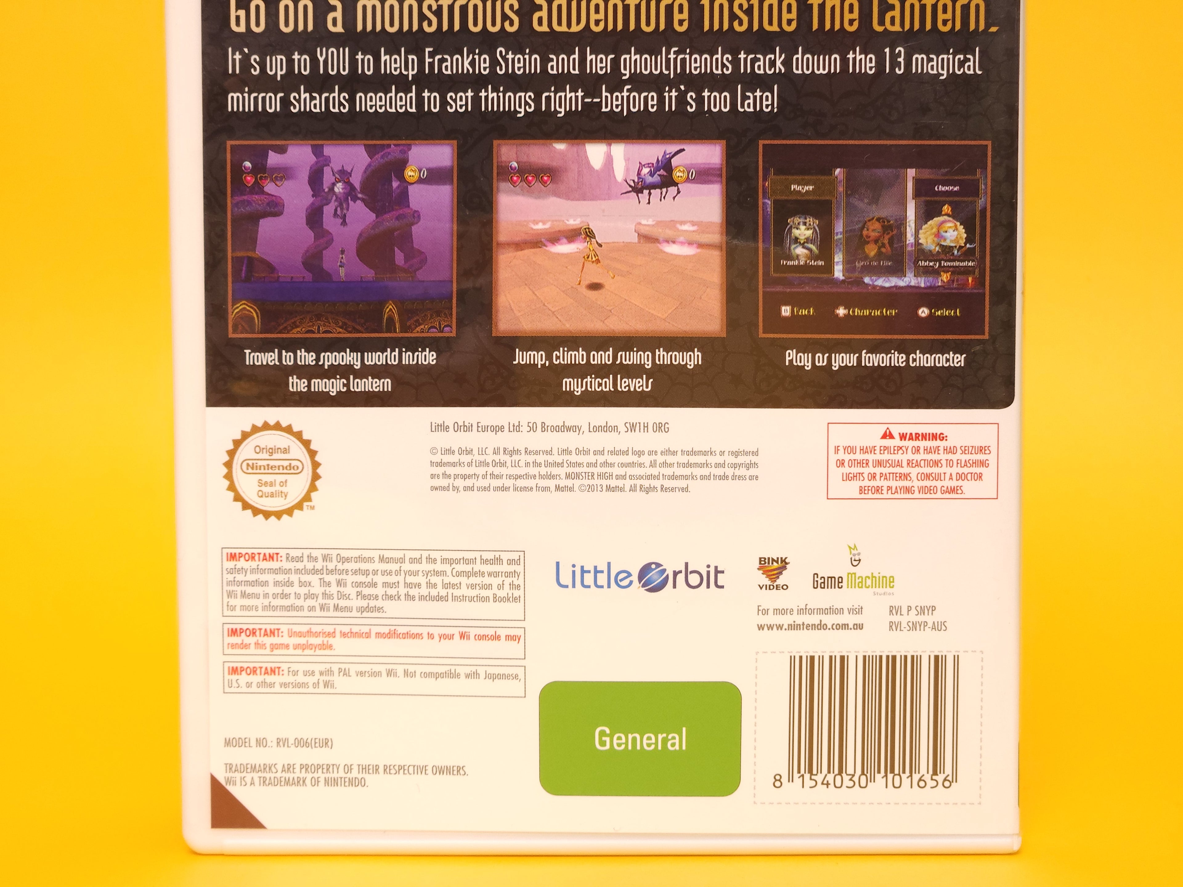 Monster High: 13 Wishes – 2013 Nintendo Wii