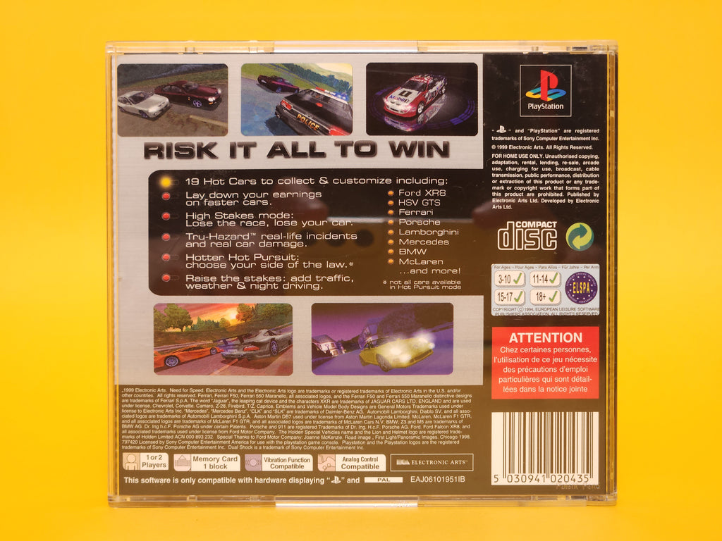 Need for Speed: High Stakes – 1999 PlayStation 1