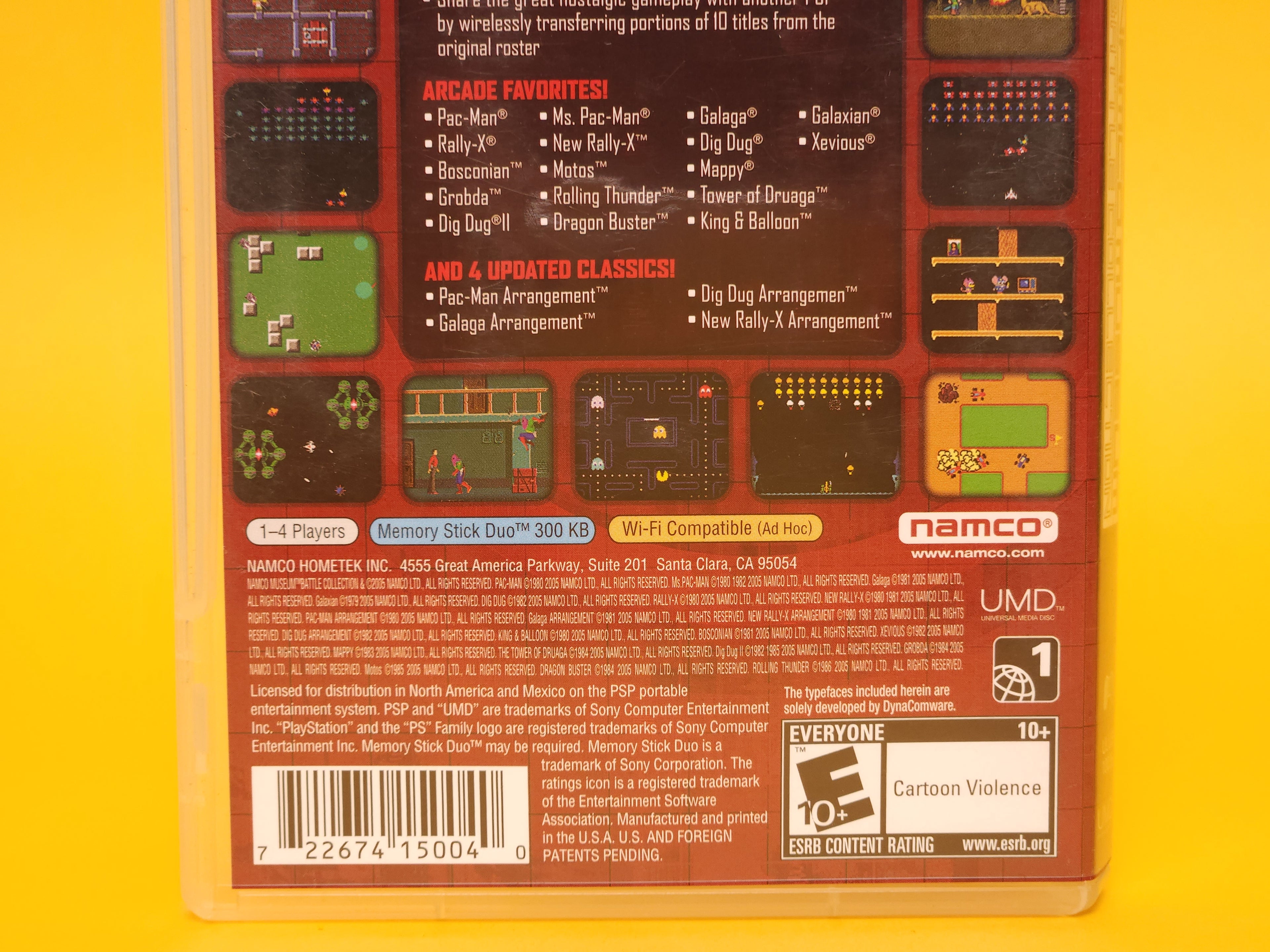 Namco Museum Battle Collection – 2005 PlayStation Portable