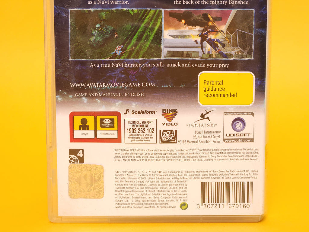 James Cameron's Avatar: The Game – 2009 PlayStation Portable