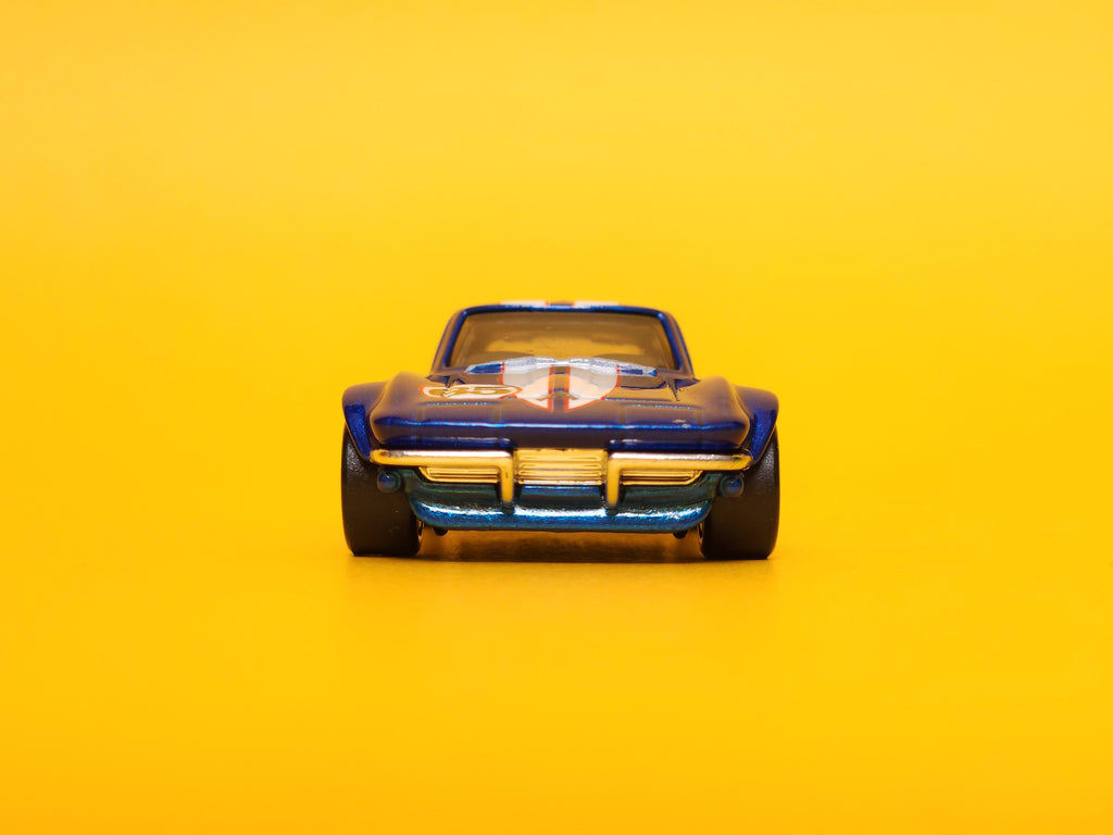 Custom Corvette Stingray Coupe: Metalflake Blue  – 2024 Mattel Hot Wheels Premium