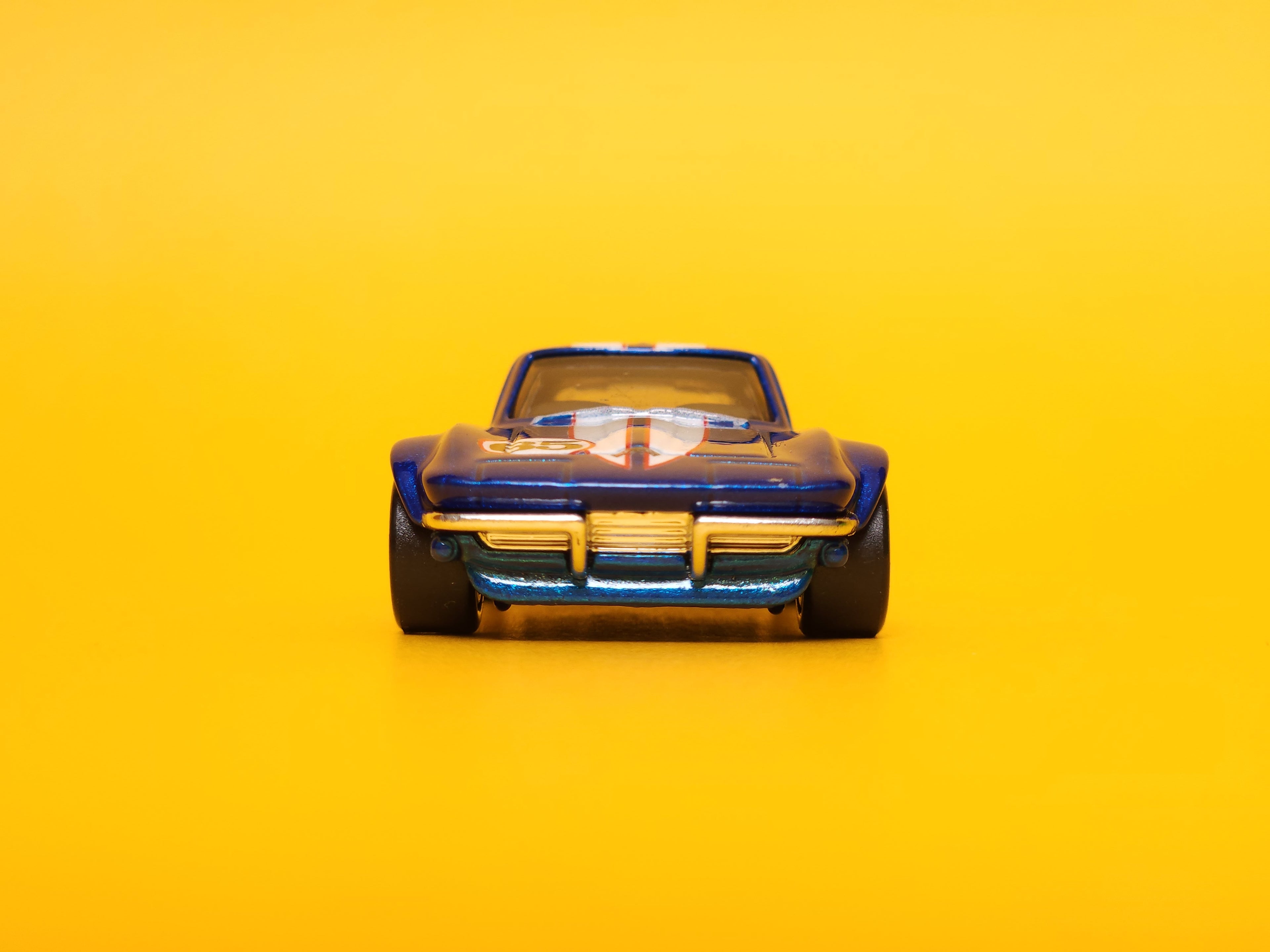 Custom Corvette Stingray Coupe: Metalflake Blue  – 2024 Mattel Hot Wheels Premium