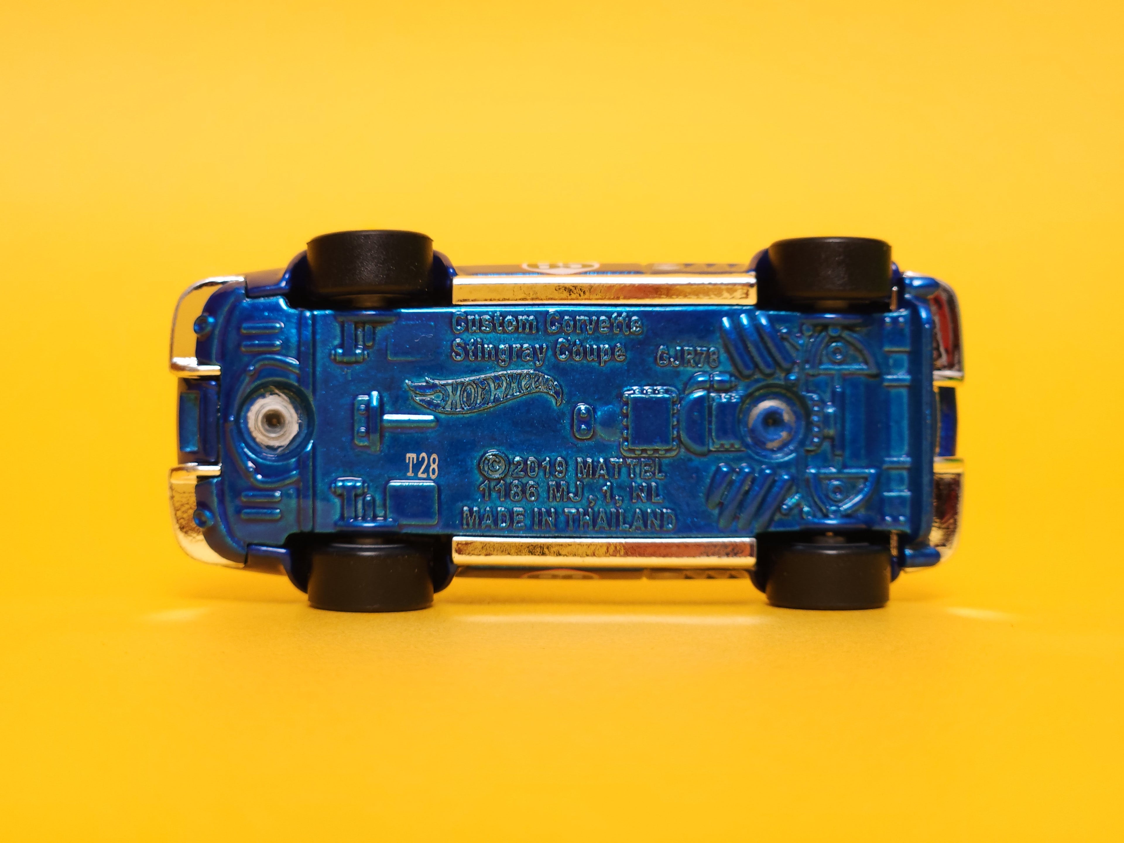 Custom Corvette Stingray Coupe: Metalflake Blue  – 2024 Mattel Hot Wheels Premium