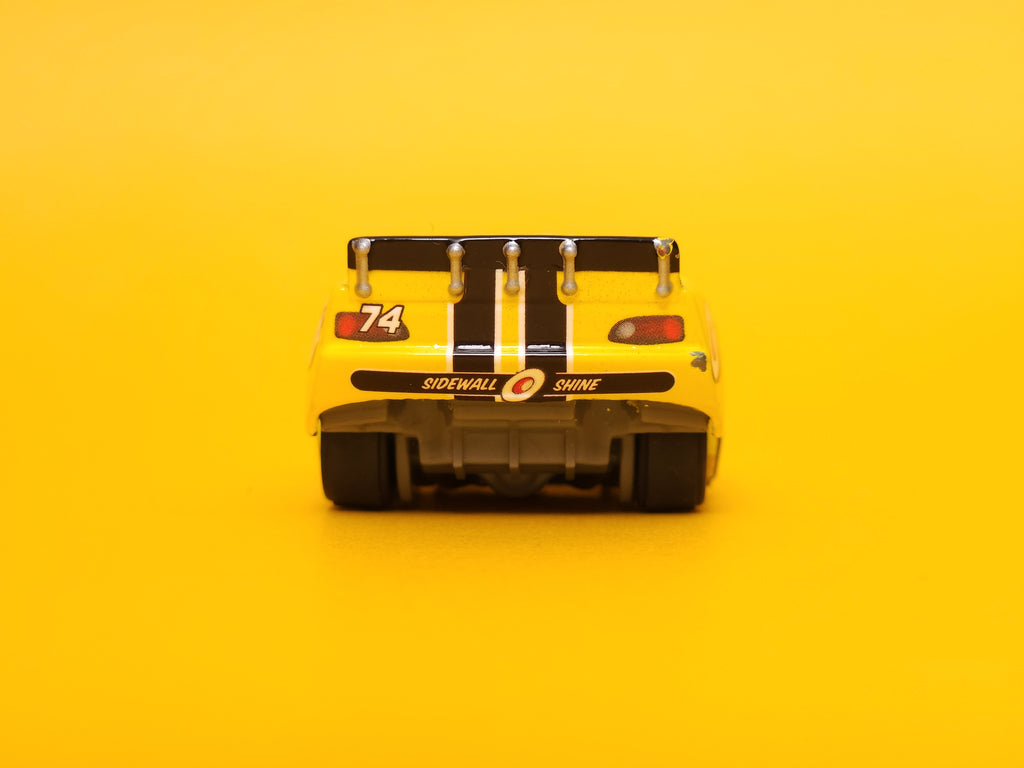 Slider Petrolski: Sidewall Shine #74 (Rubber Tires) – 2010 Mattel Disney Pixar Cars