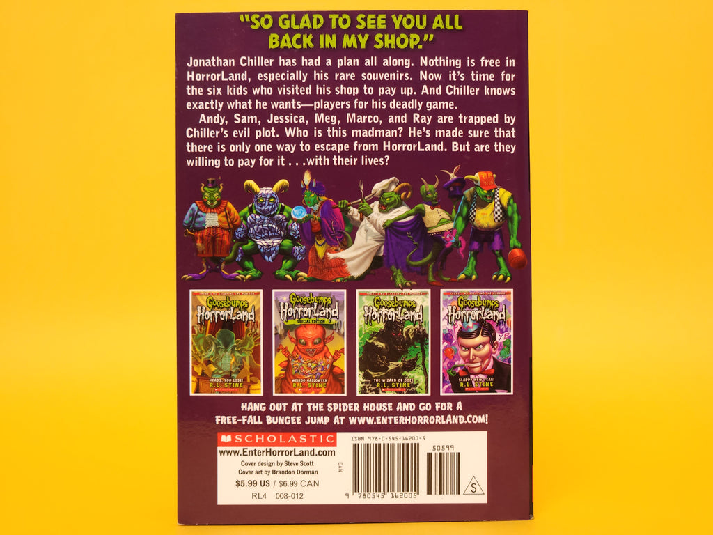 The Horror At Chiller House #19 – 2011 Goosebumps Horrorland