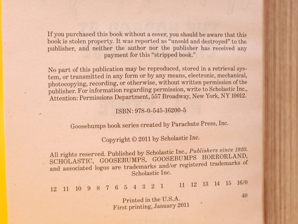 The Horror At Chiller House #19 – 2011 Goosebumps Horrorland