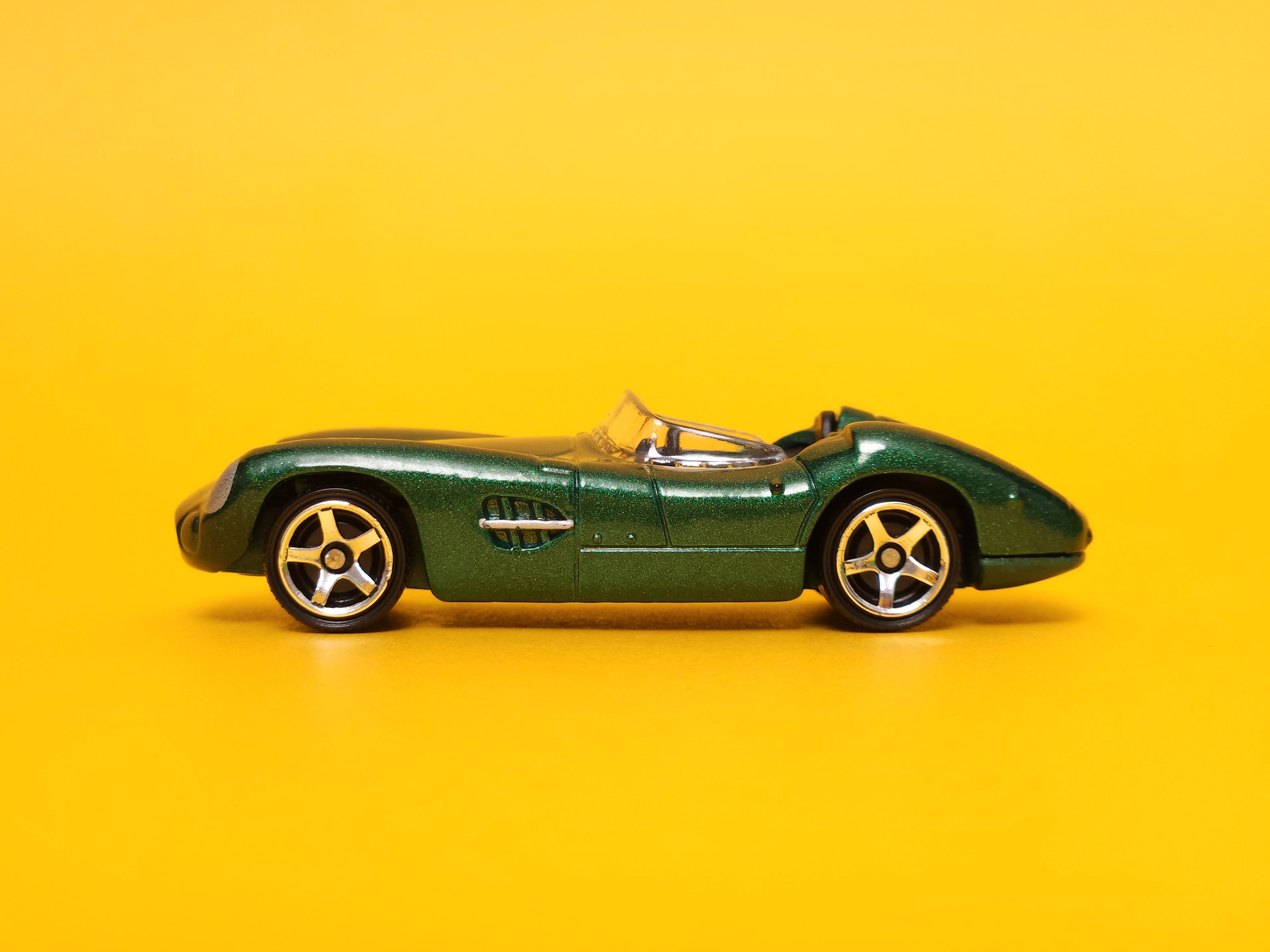 1956 Aston Martin DBR1: Metalflake Dark Green – 2020 Mattel Matchbox Basic 1st Edition