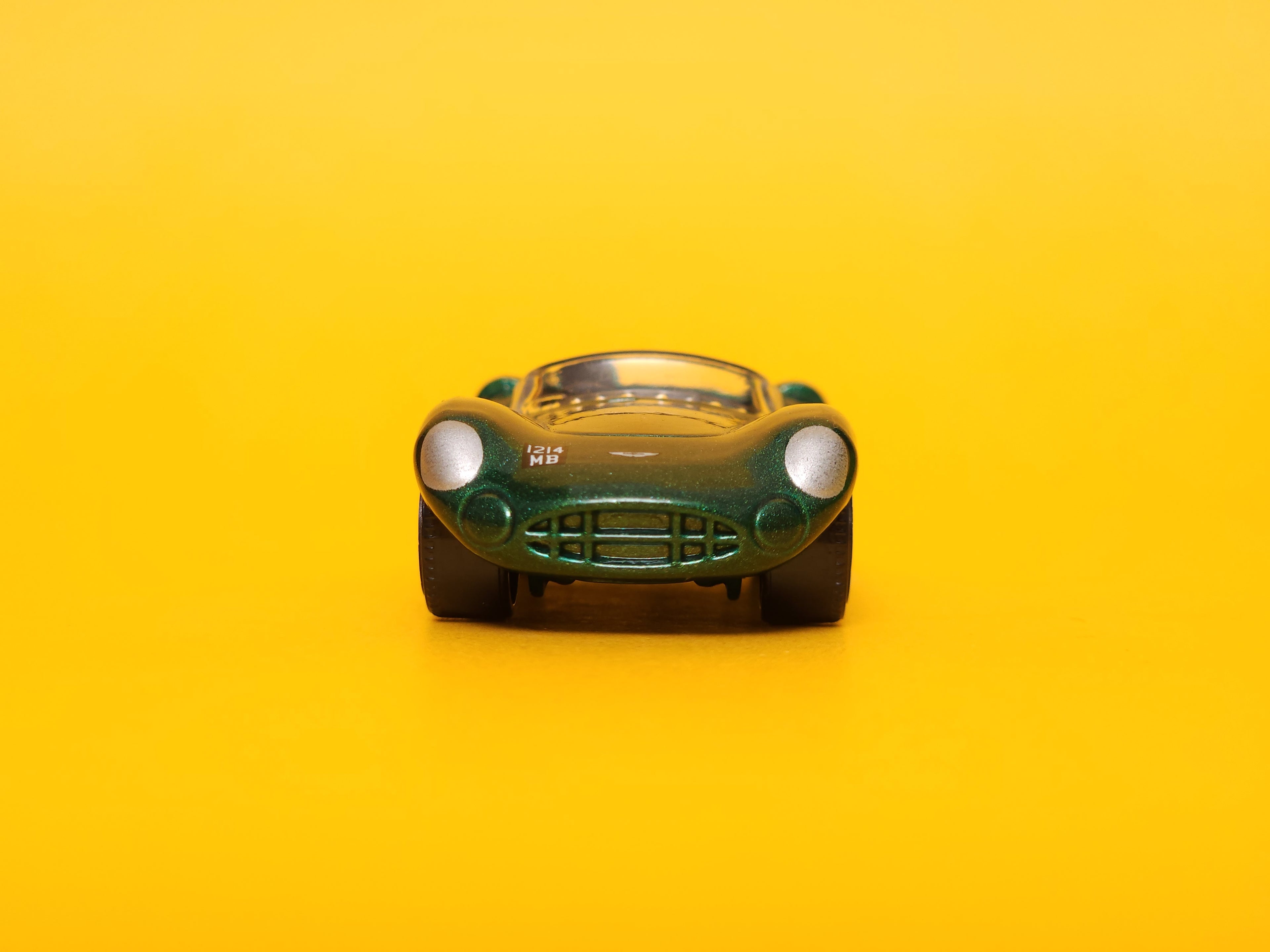 1956 Aston Martin DBR1: Metalflake Dark Green – 2020 Mattel Matchbox Basic 1st Edition