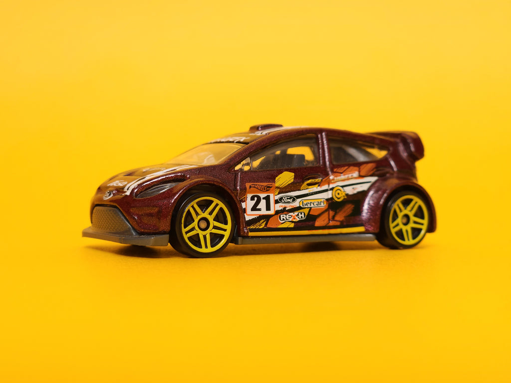 '12 Ford Fiesta: Dark Red – 2015 Mattel Hot Wheels Basic
