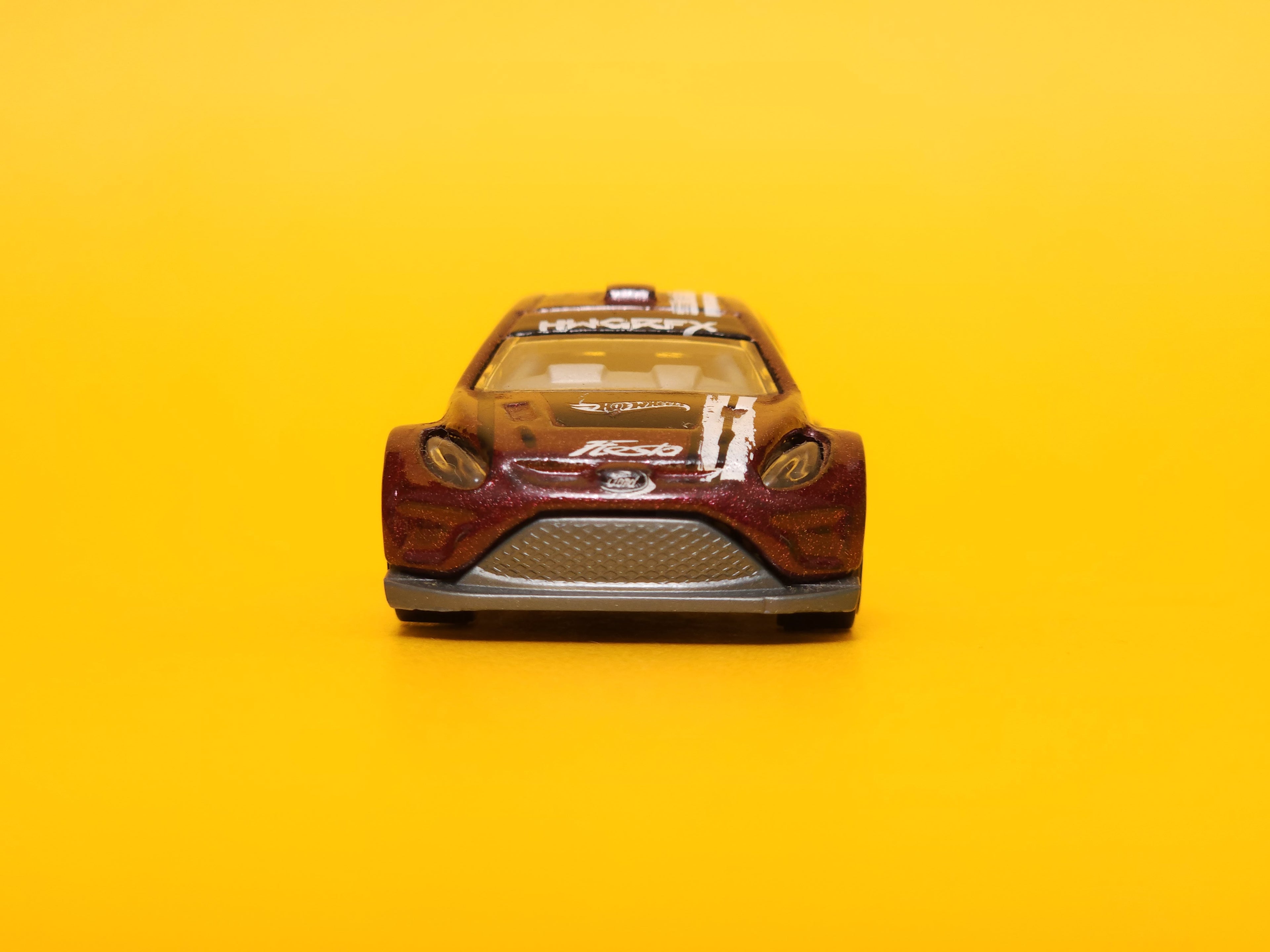 '12 Ford Fiesta: Dark Red – 2015 Mattel Hot Wheels Basic