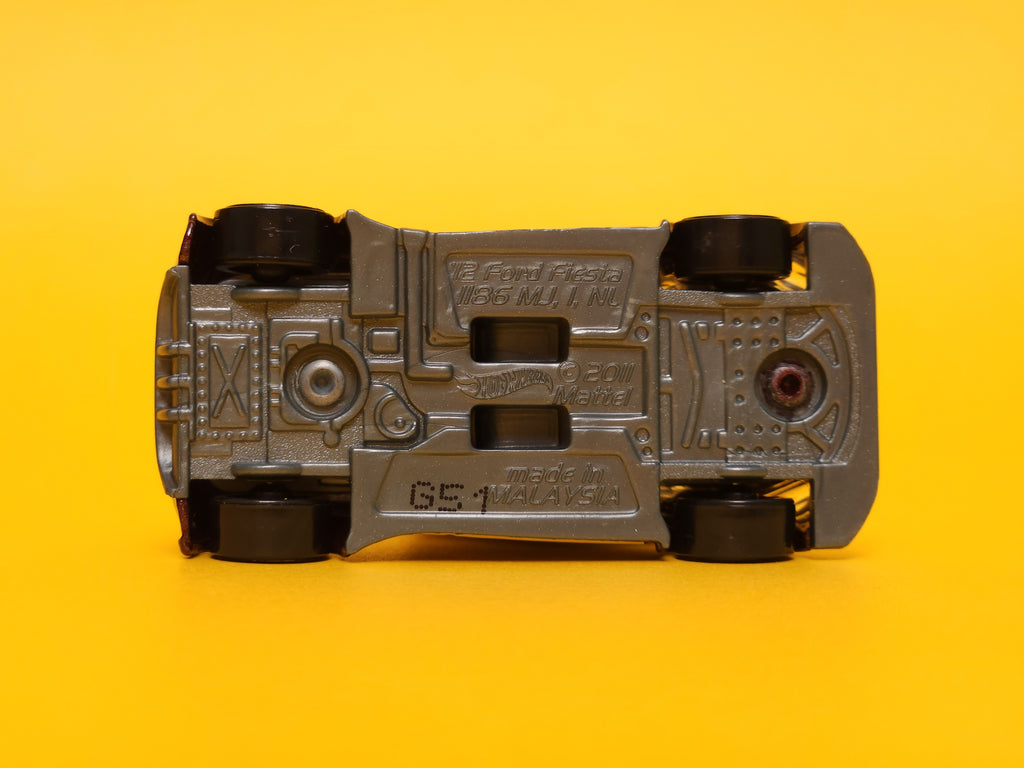 '12 Ford Fiesta: Dark Red – 2015 Mattel Hot Wheels Basic