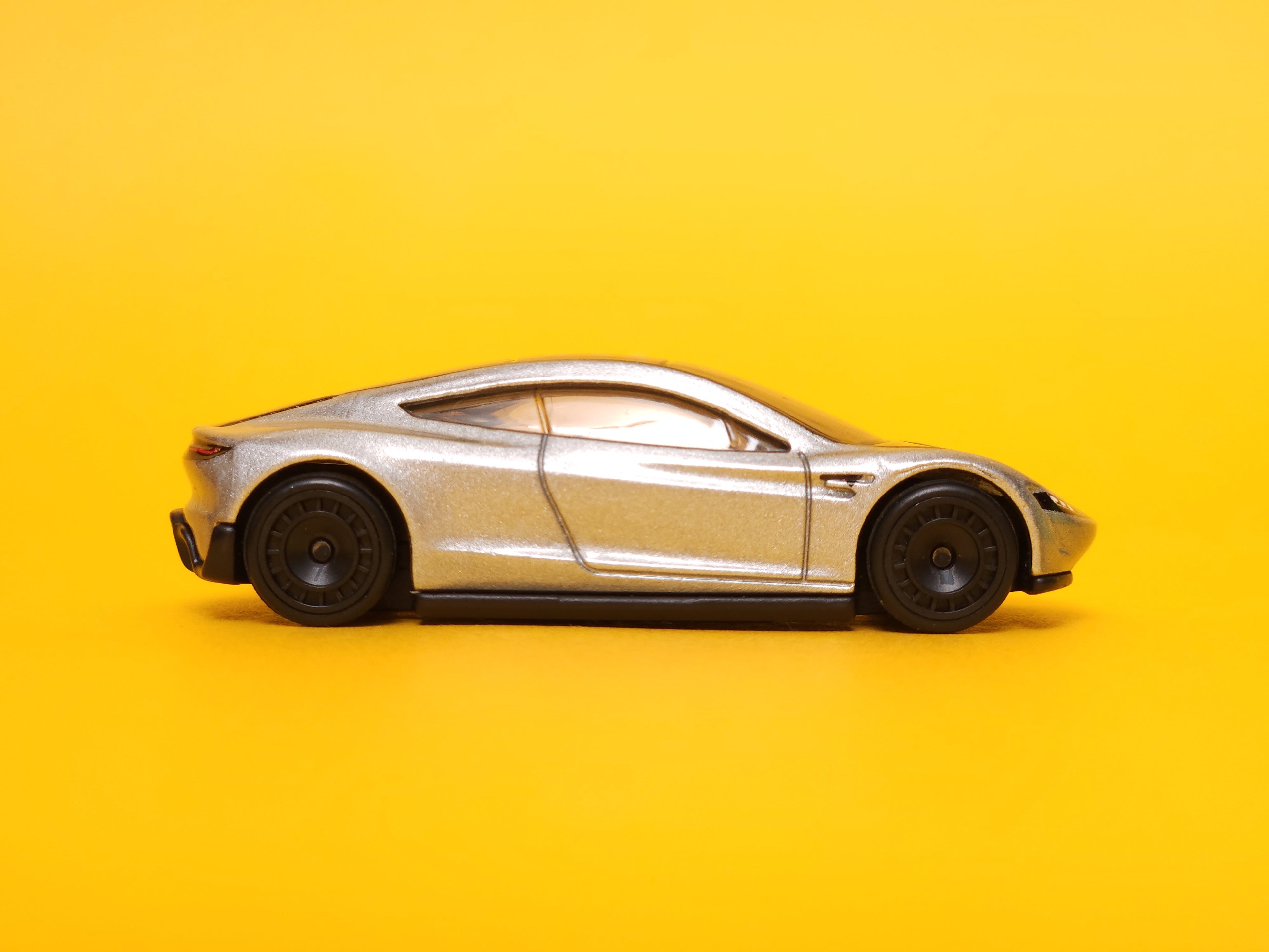 Tesla Roadster: Metalflake Silver – 2022 Mattel Hot Wheels Premium 1st Edition