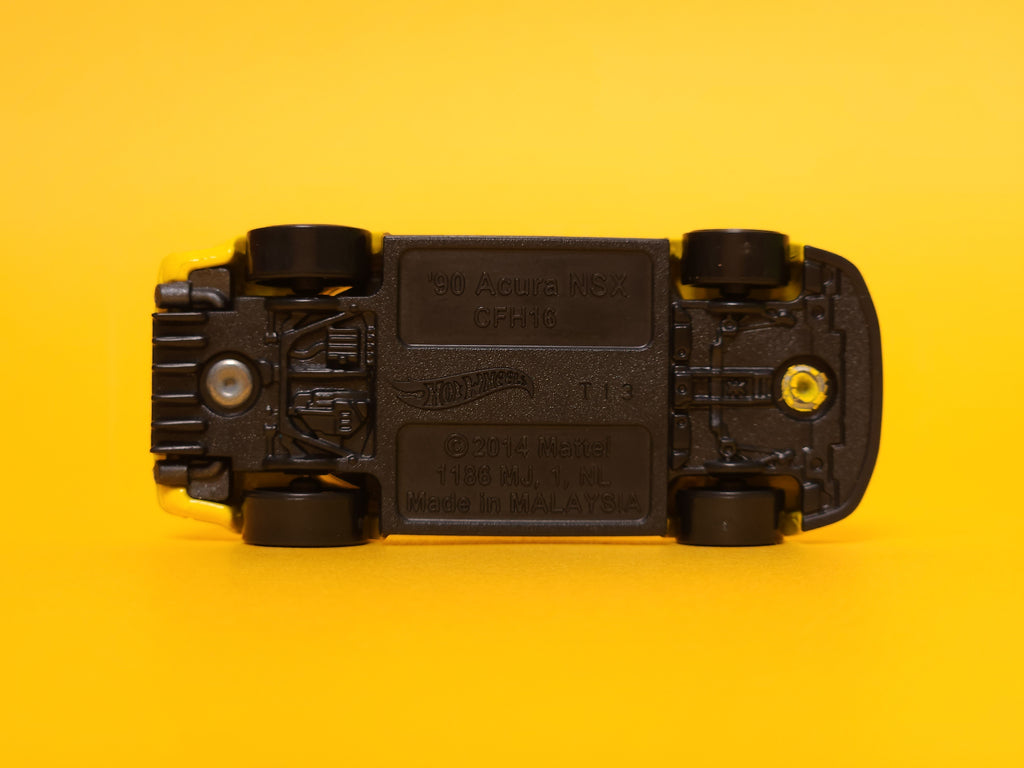 '90 Acura NSX: Yellow – 2024 Mattel Hot Wheels Basic