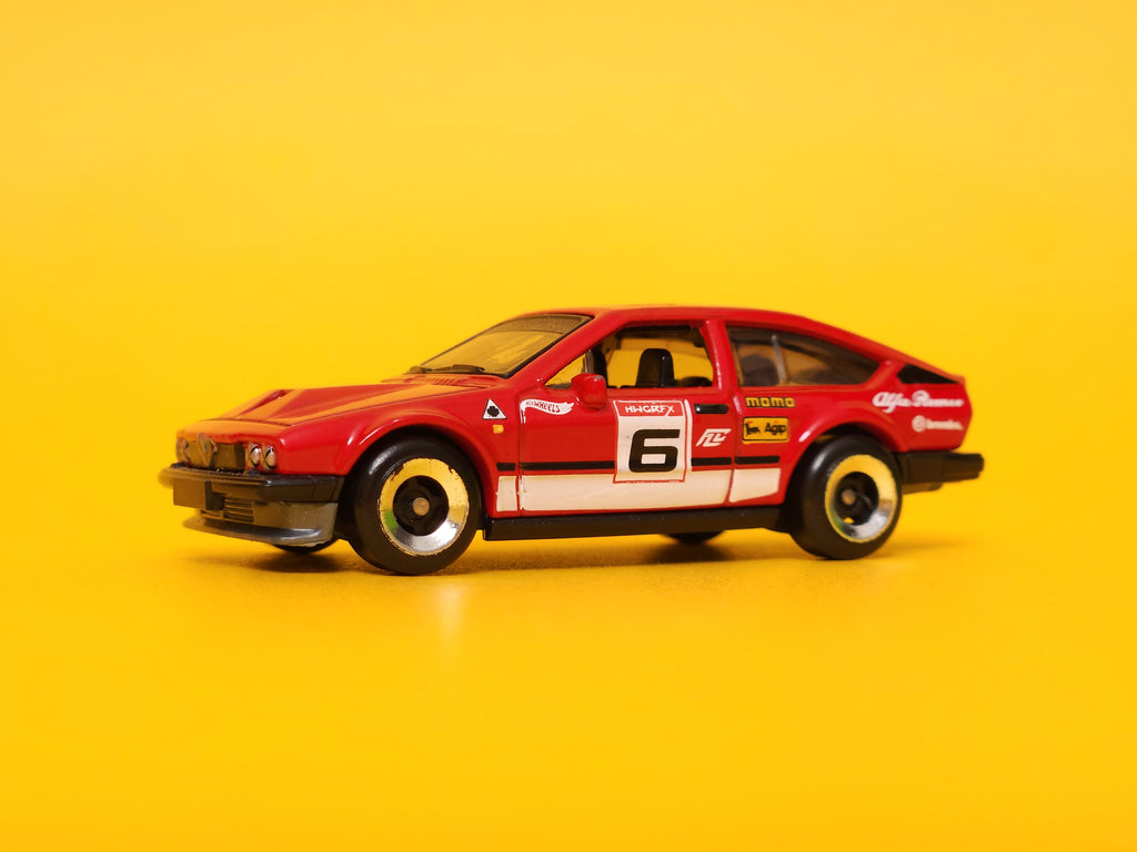 Alfa Romeo GTV6 3.0: Rosso Alfa – 2023 Mattel Hot Wheels Basic 1st Edition