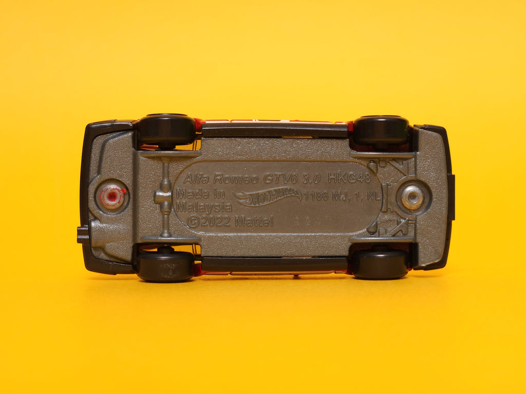 Alfa Romeo GTV6 3.0: Rosso Alfa – 2023 Mattel Hot Wheels Basic 1st Edition