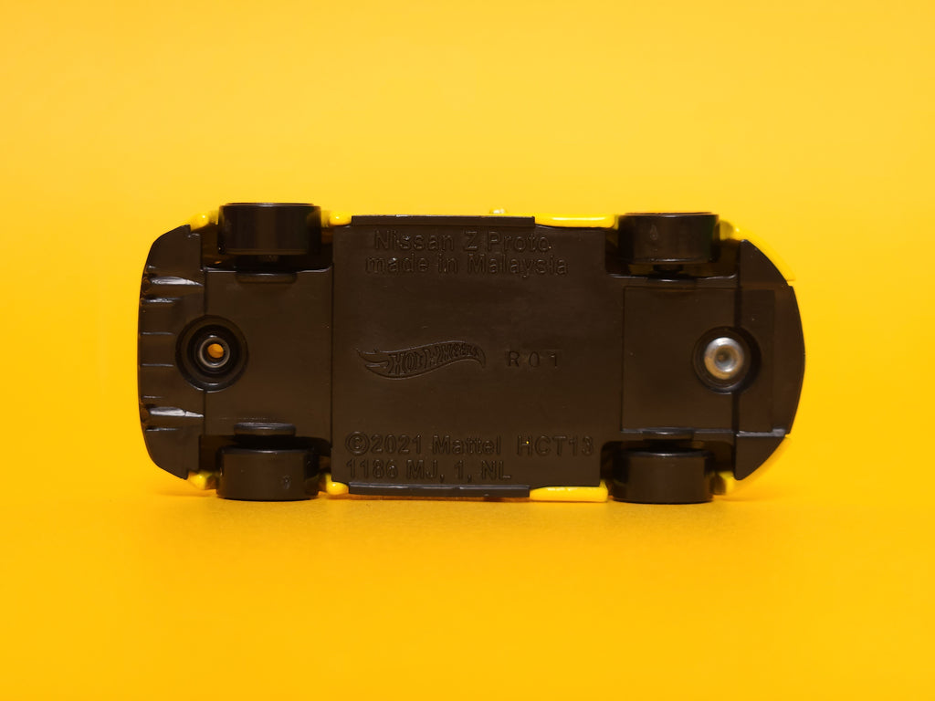 Nissan Z proto: Ikazuchi Yellow – 2022 Mattel Hot Wheels Basic 1st Edition