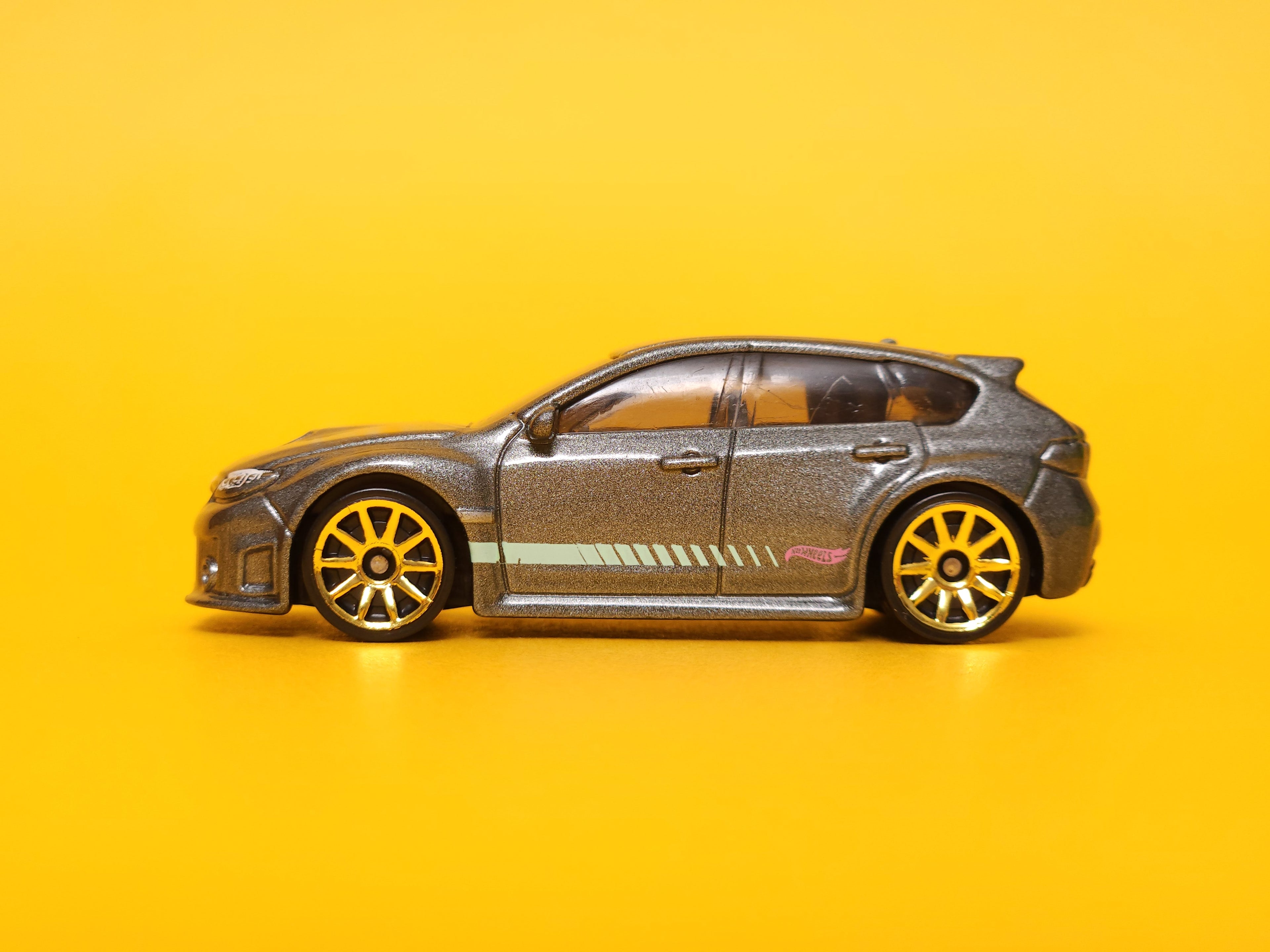 Subaru WRX STI: Metalflake Dark Grey – 2023 Mattel Hot Wheels Basic