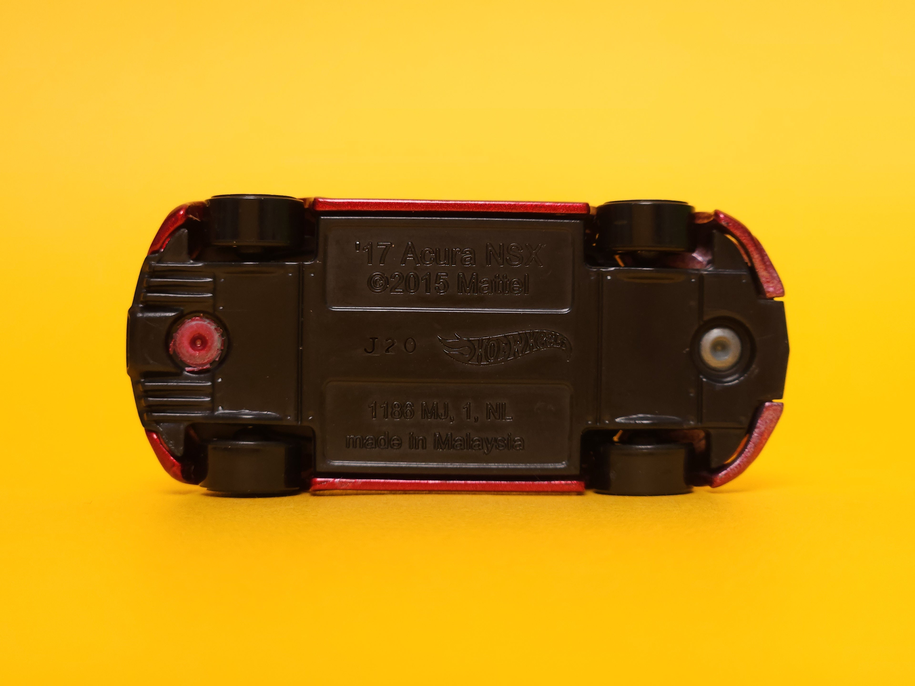 '17 Acura NSX: Dark Red – 2016 Mattel Hot Wheels Basic 1st Edition