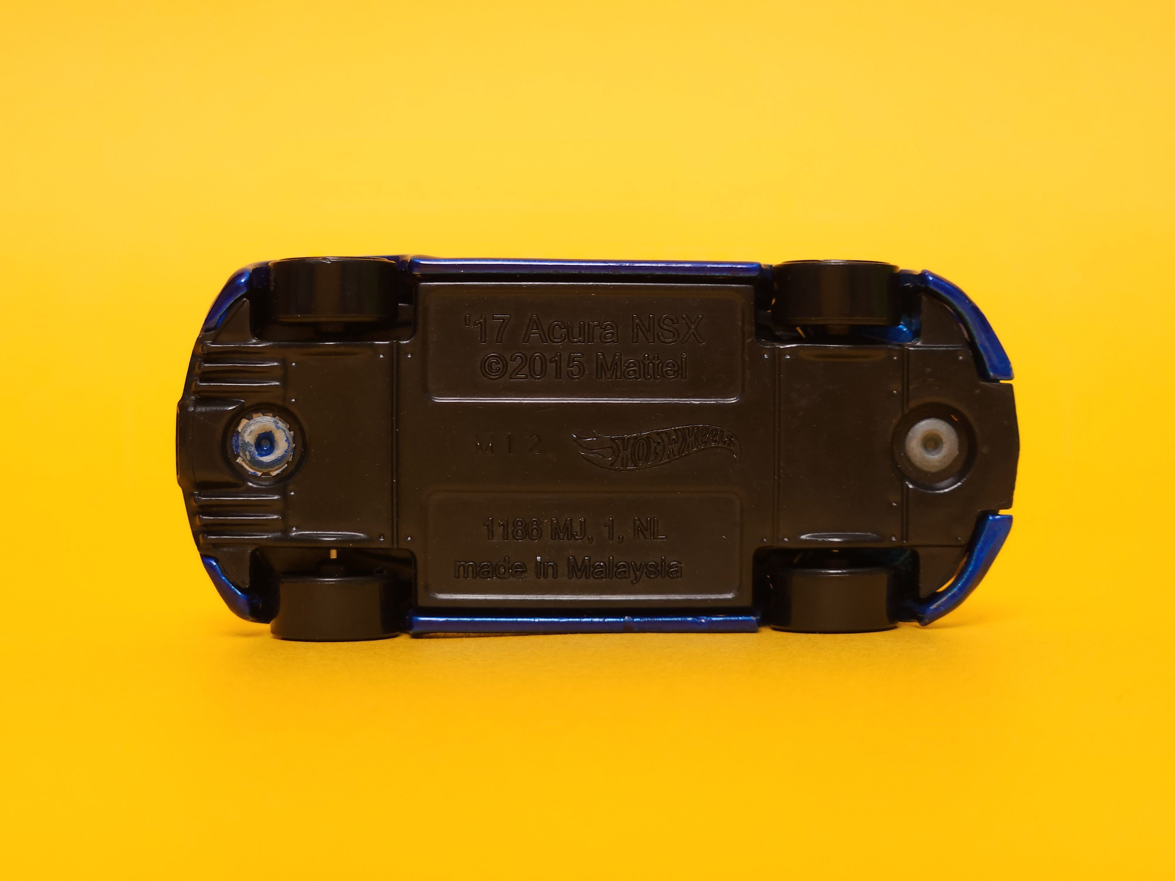 '17 Acura NSX: Pearlescent Blue – 2016 Mattel Hot Wheels Basic 1st Edition