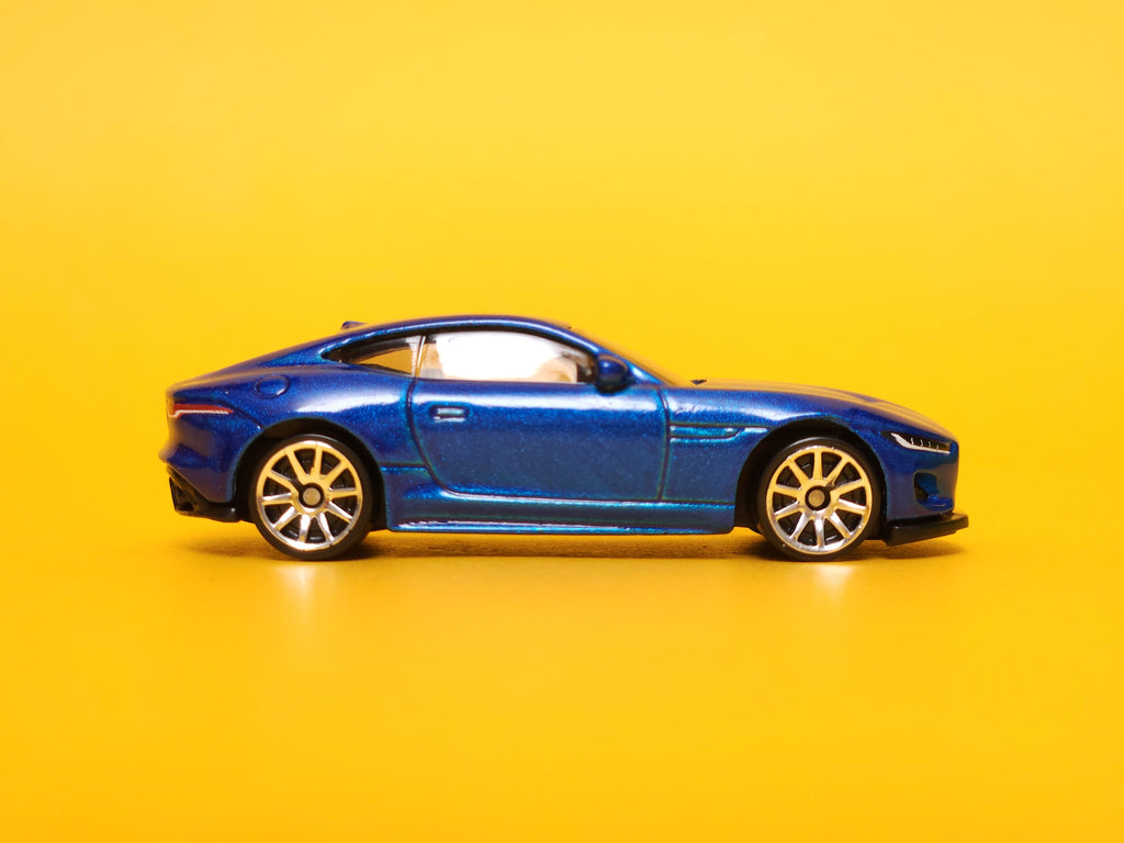 2020 Jaguar F-Type: Metalflake Velocity Blue – 2021 Mattel Hot Wheels Basic 1st Edition