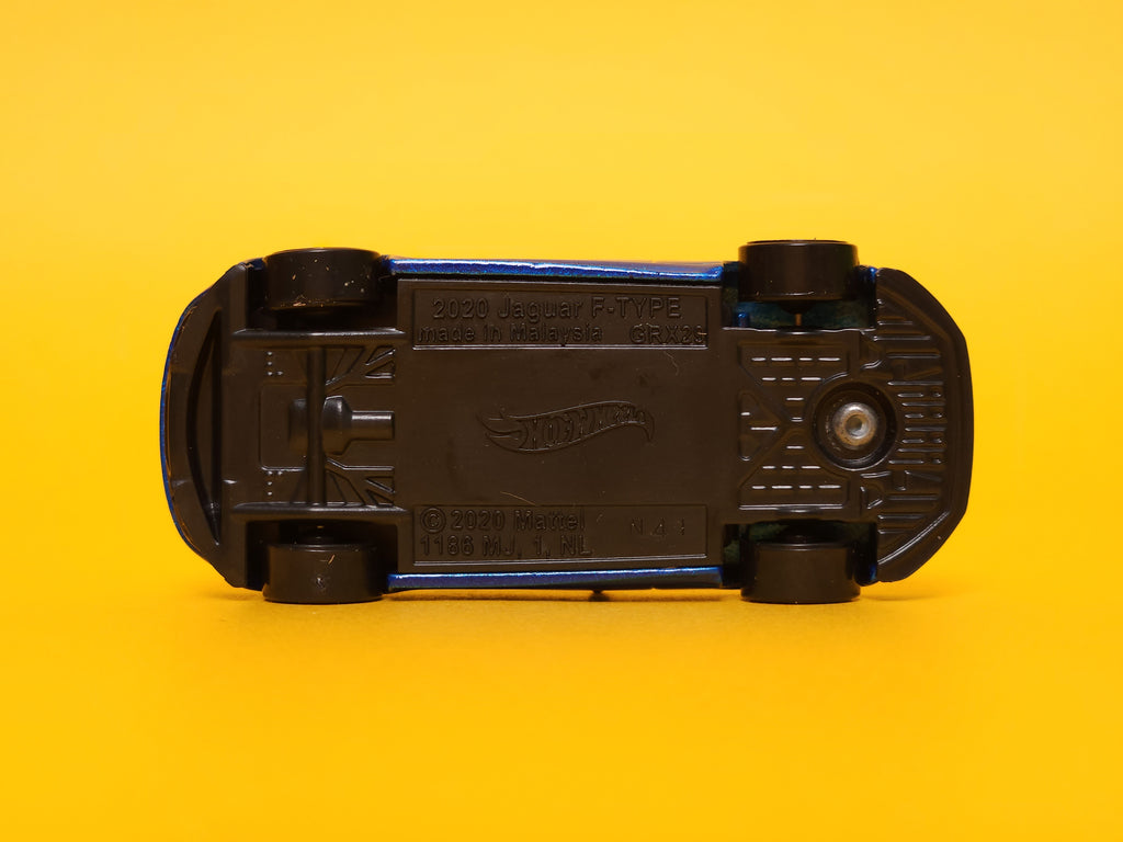 2020 Jaguar F-Type: Metalflake Velocity Blue – 2021 Mattel Hot Wheels Basic 1st Edition