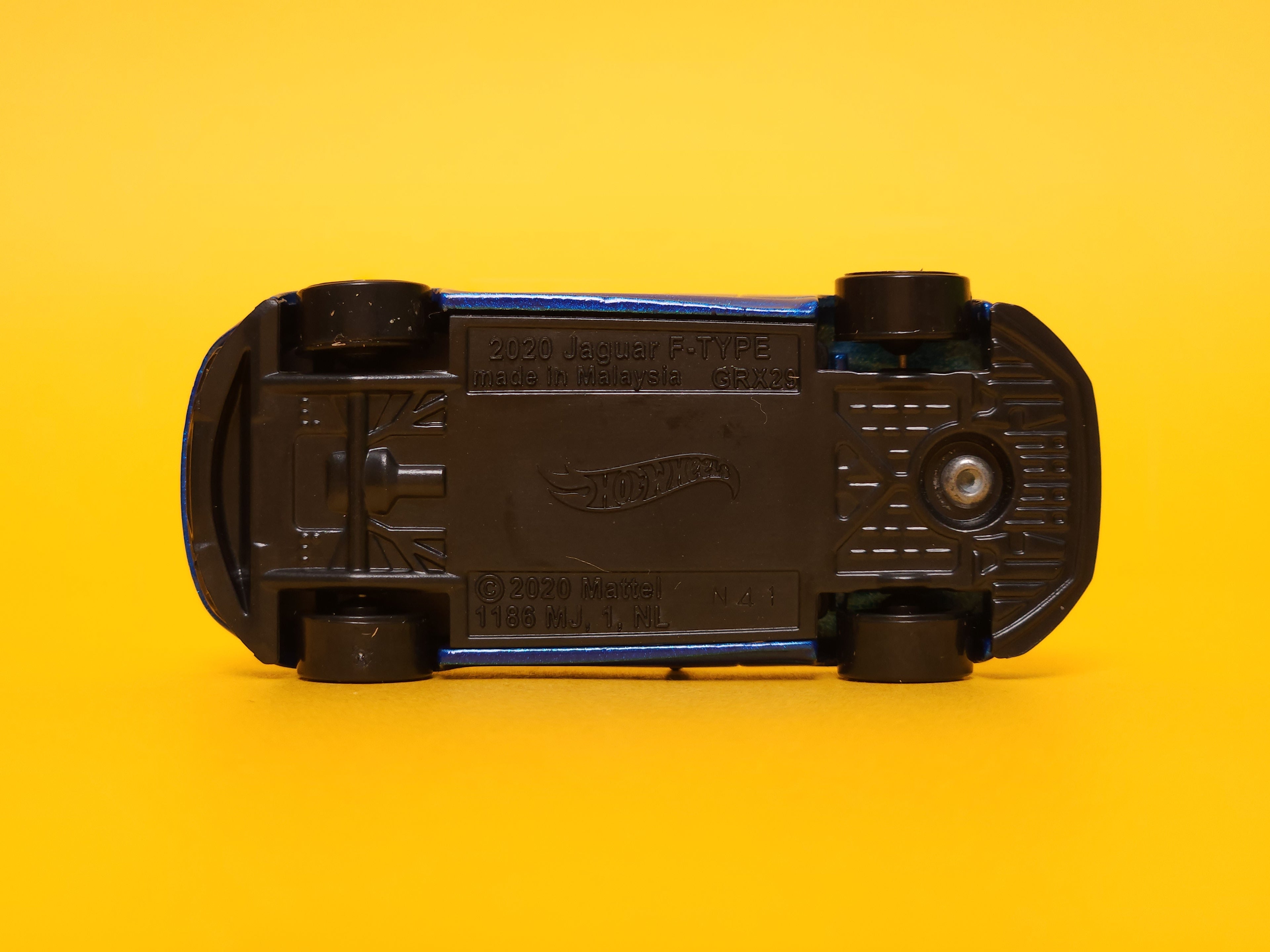 2020 Jaguar F-Type: Metalflake Velocity Blue – 2021 Mattel Hot Wheels Basic 1st Edition