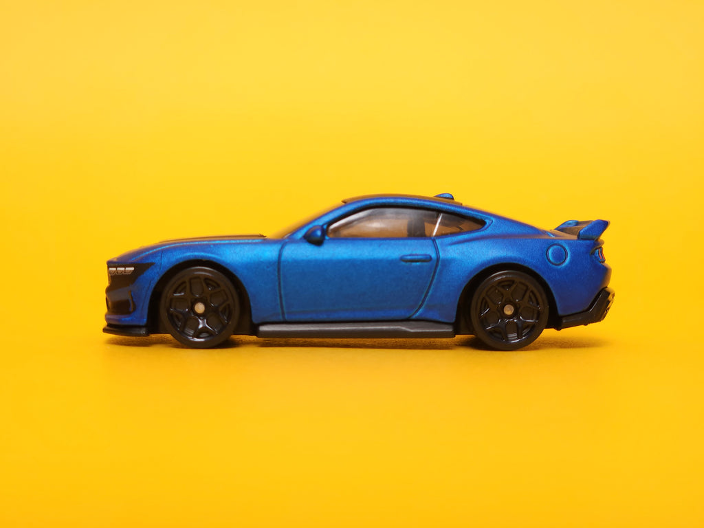 Ford Mustang Dark Horse: Matte Atlas Blue – 2024 Mattel Hot Wheels Basic 1st Edition
