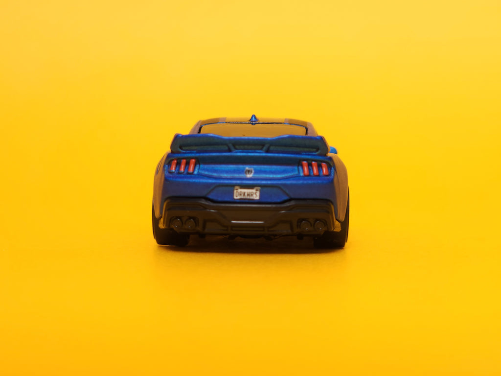 Ford Mustang Dark Horse: Matte Atlas Blue – 2024 Mattel Hot Wheels Basic 1st Edition