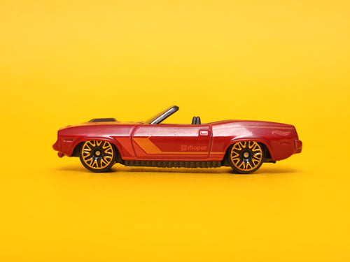 '70 Plymouth Barracuda: Metalflake Red – 2024 Mattel Hot Wheels Basic