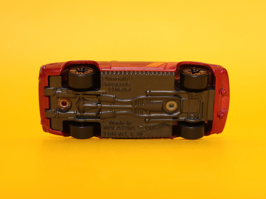 '70 Plymouth Barracuda: Metalflake Red – 2024 Mattel Hot Wheels Basic