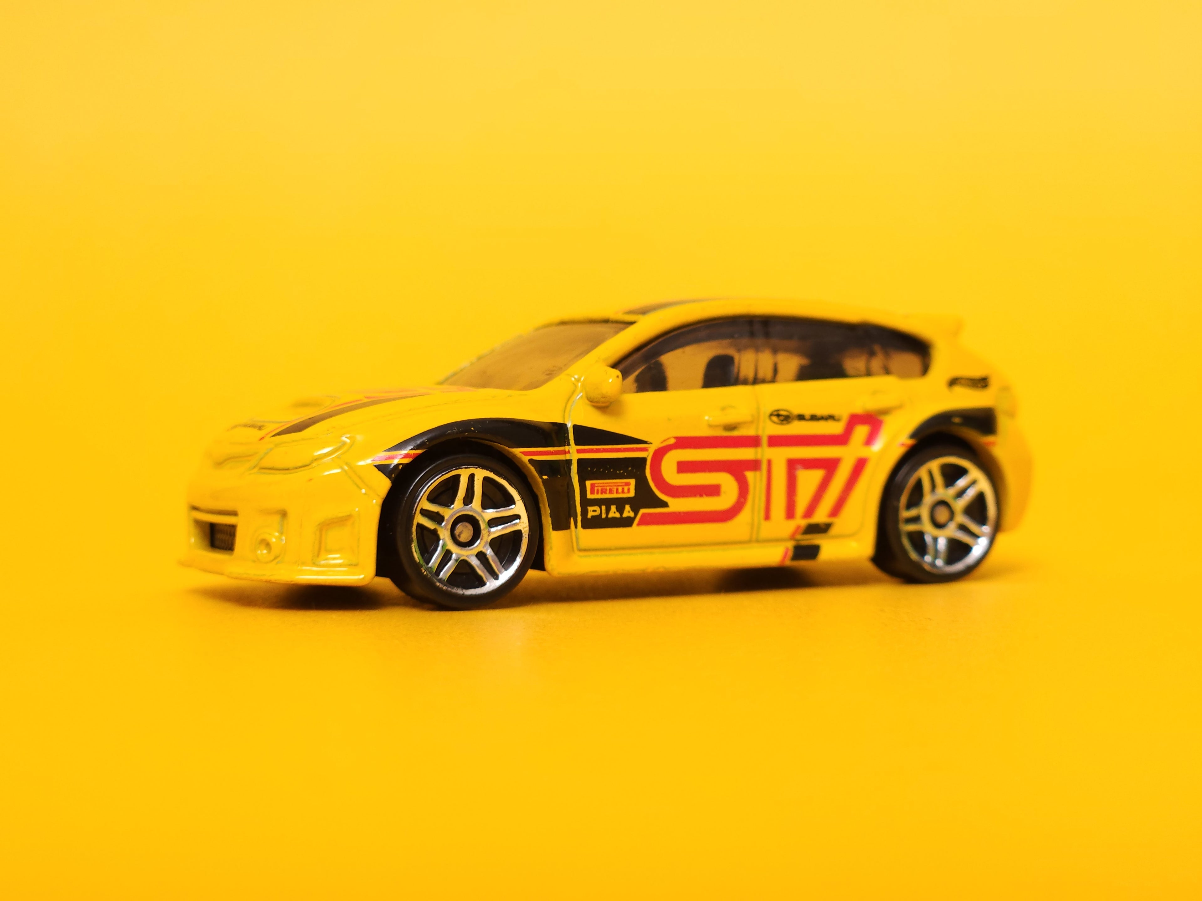 Subaru WRX STI: Yellow – 2021 Mattel Hot Wheels Basic