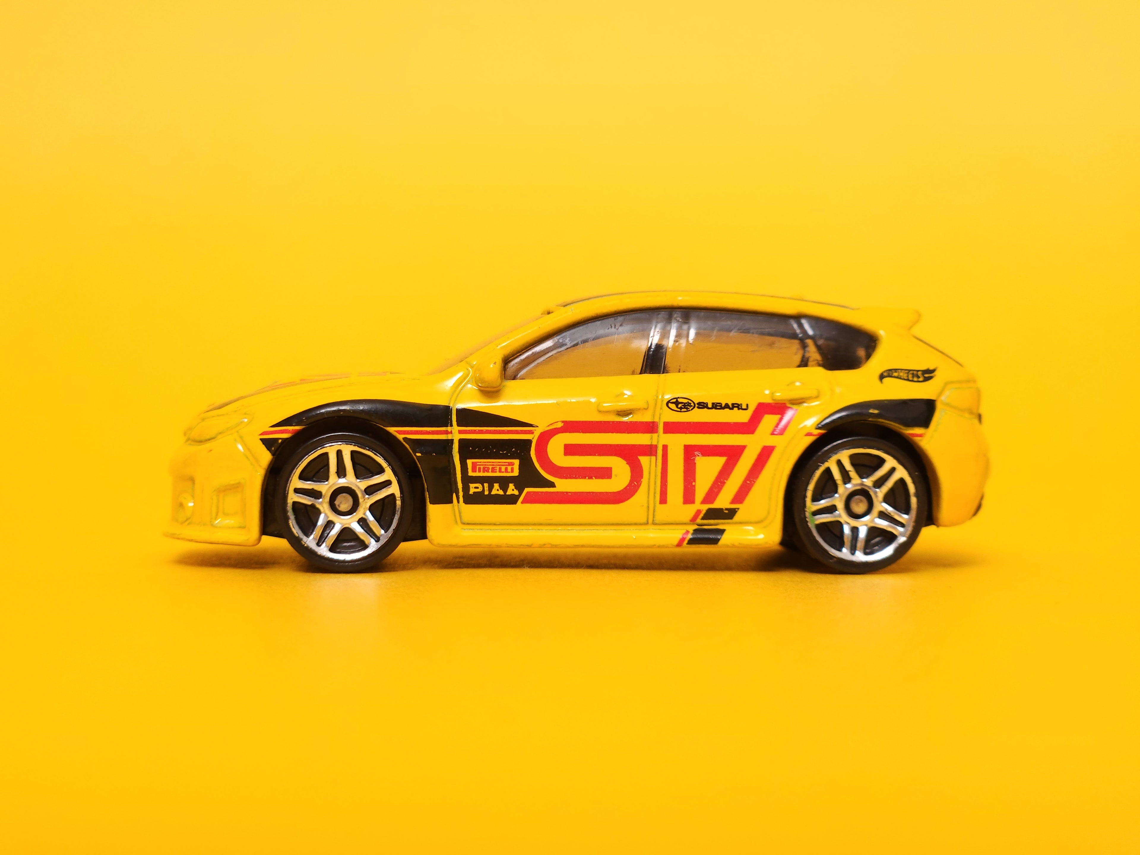 Subaru WRX STI: Yellow – 2021 Mattel Hot Wheels Basic