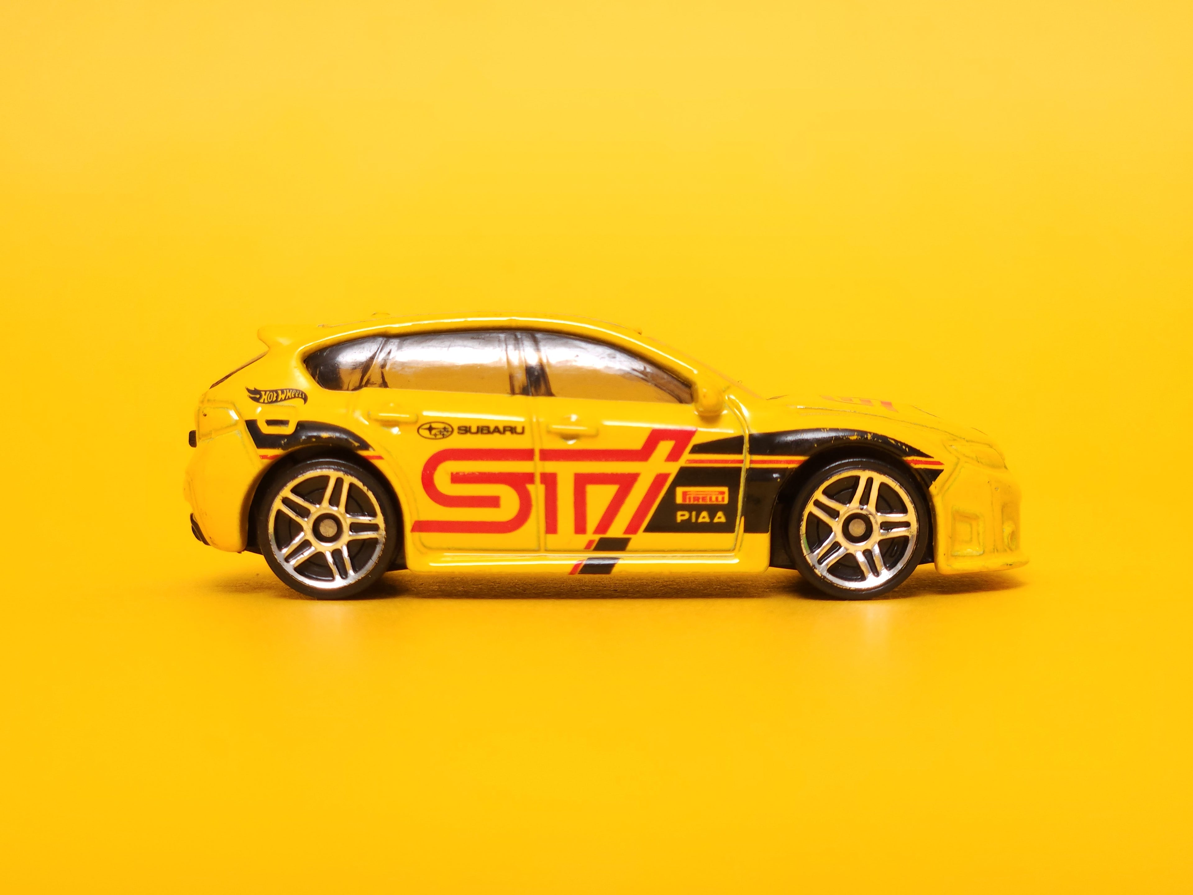 Subaru WRX STI: Yellow – 2021 Mattel Hot Wheels Basic