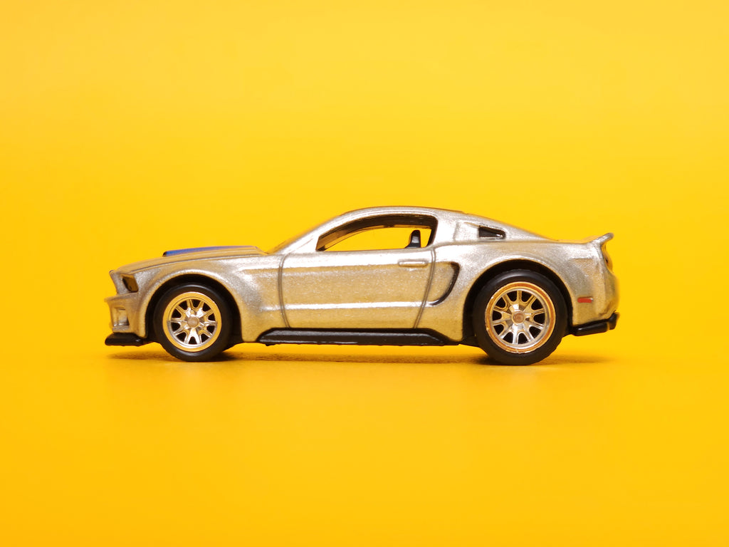2014 Custom Mustang: Need For Speed Metalflake Ingot Silver – 2014 Mattel Hot Wheels Premium 1st Edition