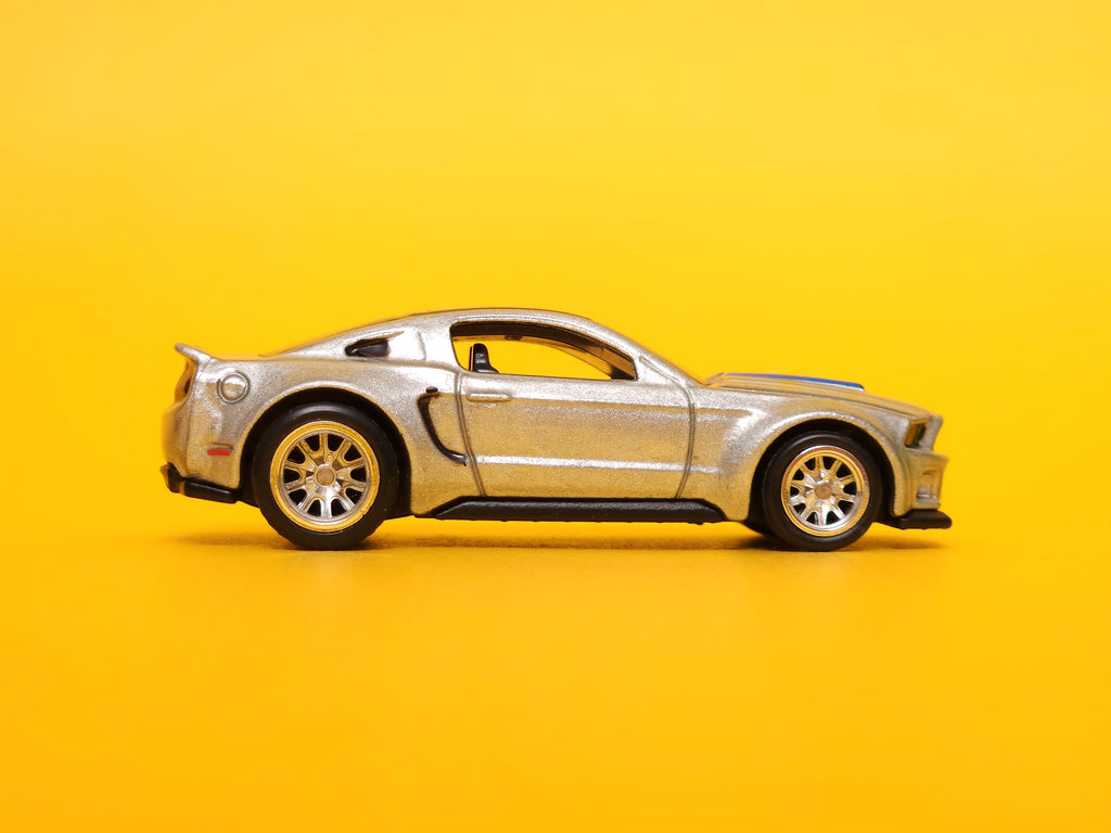 2014 Custom Mustang: Need For Speed Metalflake Ingot Silver – 2014 Mattel Hot Wheels Premium 1st Edition