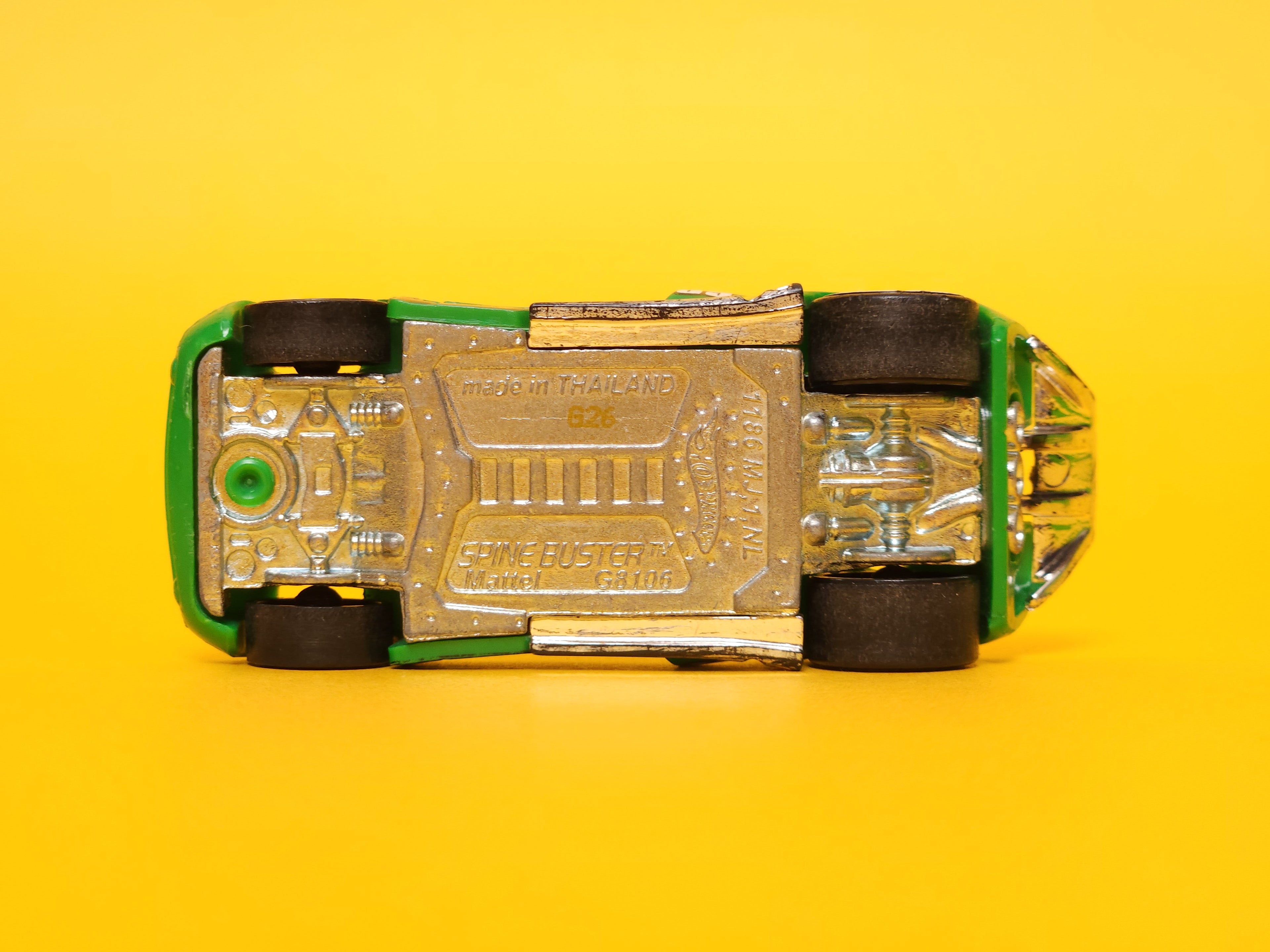 Spine Buster: Green – 2012 Mattel Hot Wheels Basic