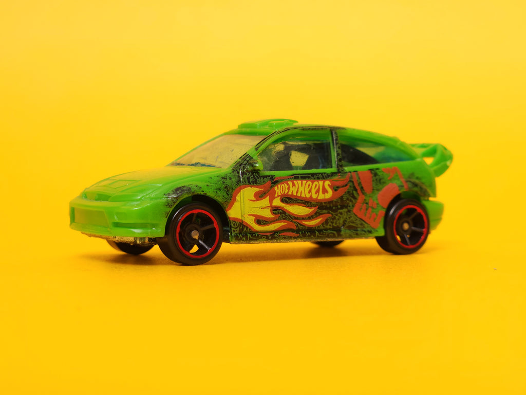 Ford Focus: Neon Green – 2011 Mattel Hot Wheels Basic