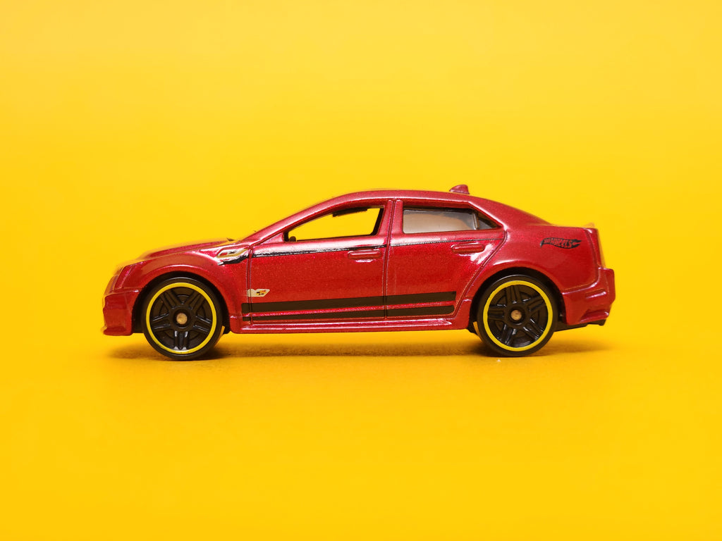 '09 Cadillac CTS-V: Metalflake Maroon – 2013 Mattel Hot Wheels Basic