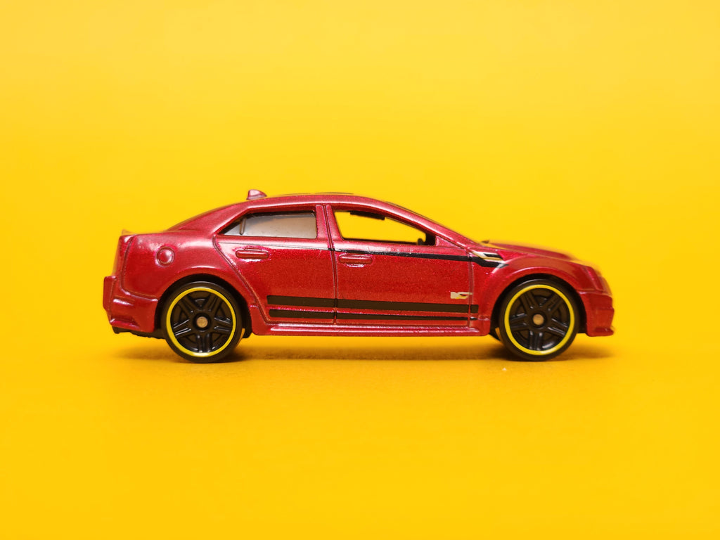'09 Cadillac CTS-V: Metalflake Maroon – 2013 Mattel Hot Wheels Basic