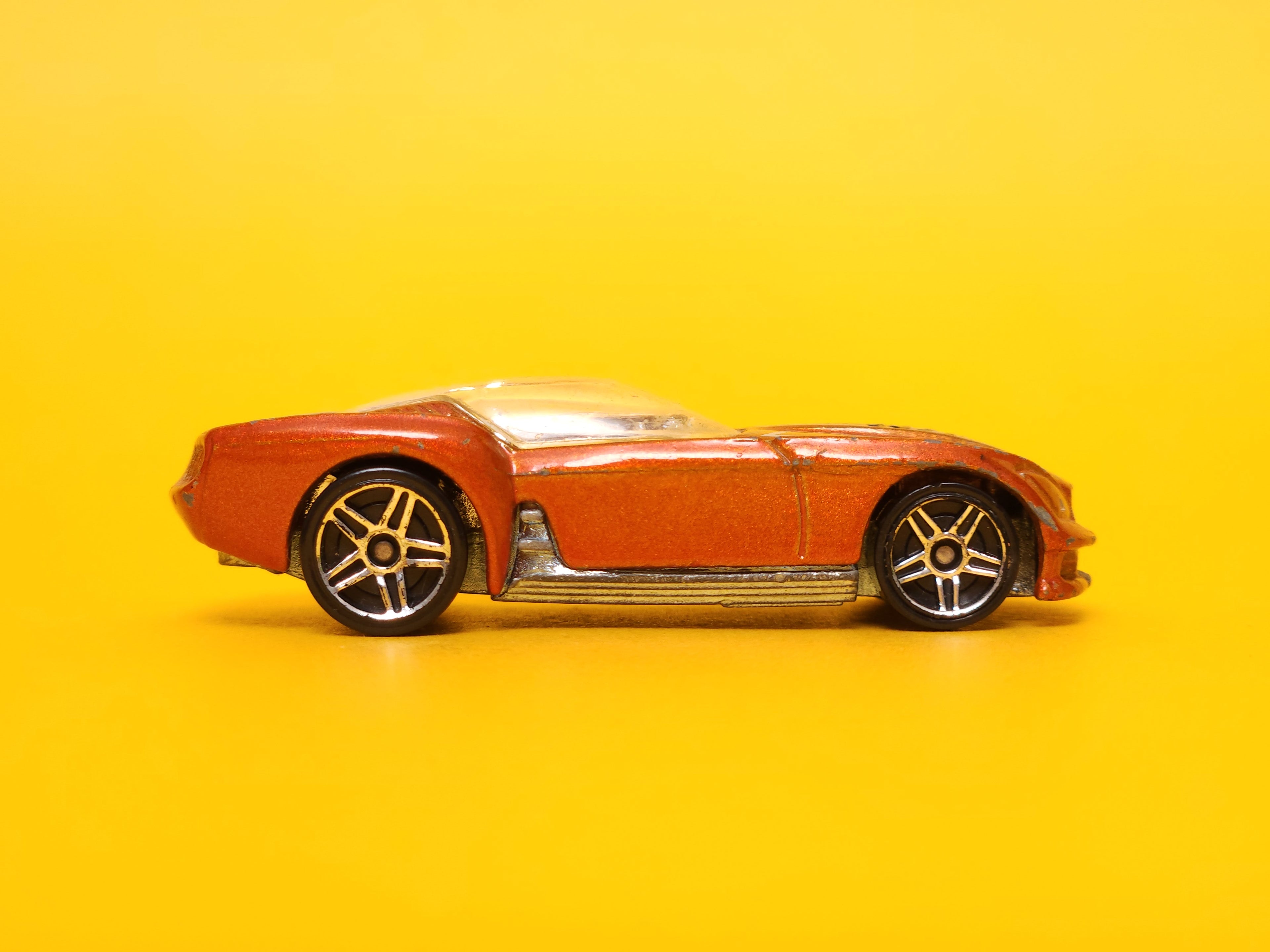 Pony-Up: Metalflake Dark Orange – 2007 Mattel Hot Wheels Basic
