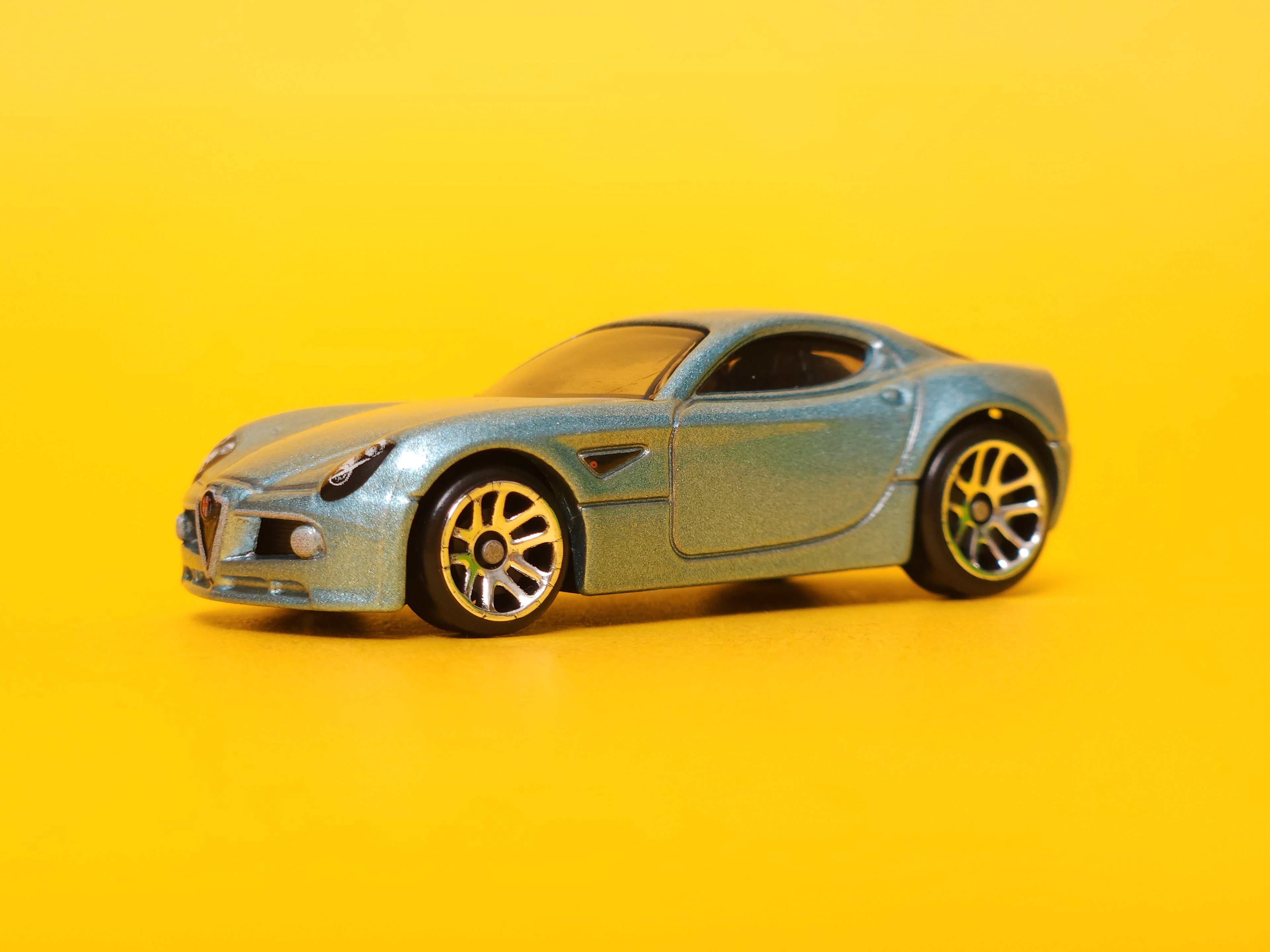 Alfa Romeo 8C Competizione: Metalflake Light blue – 2024 Mattel Hot Wheels Silver