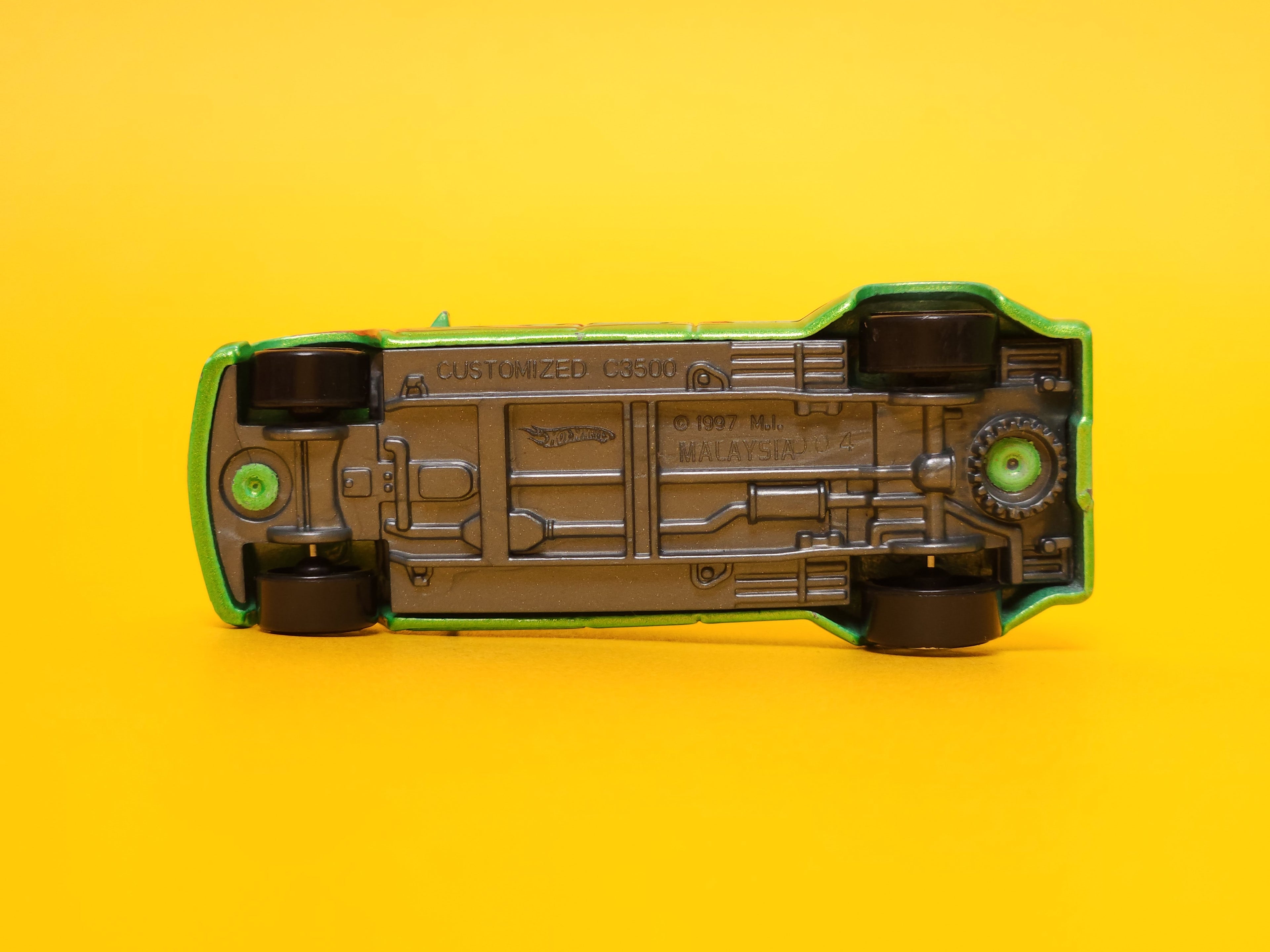 Customized C3500: Metallic Green – 2011 Mattel Hot Wheels Basic