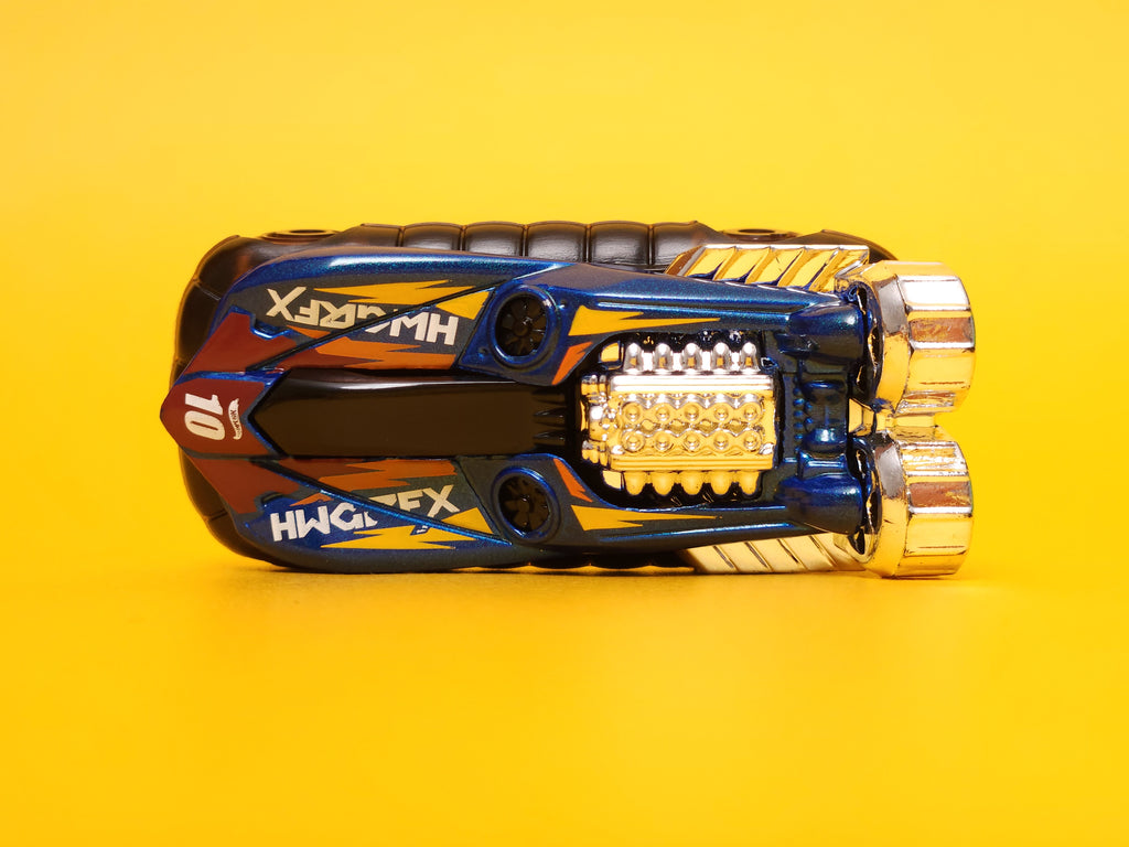 Hover Storm: Let's Race Metalflake Blue – 2024 Mattel Hot Wheels Basic