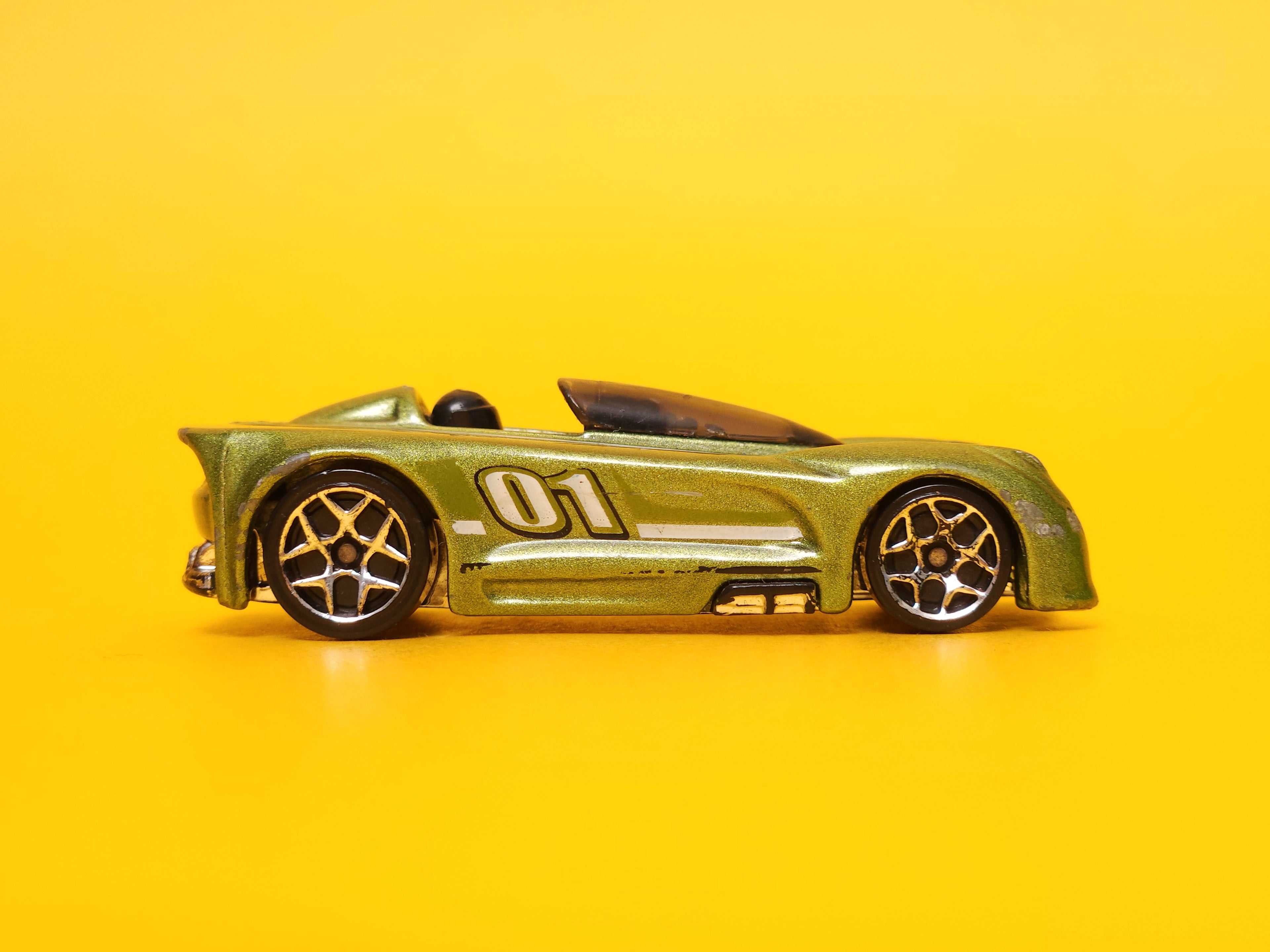 Monoposto: Metalflake Dark Green – 2007 Mattel Hot Wheels Basic