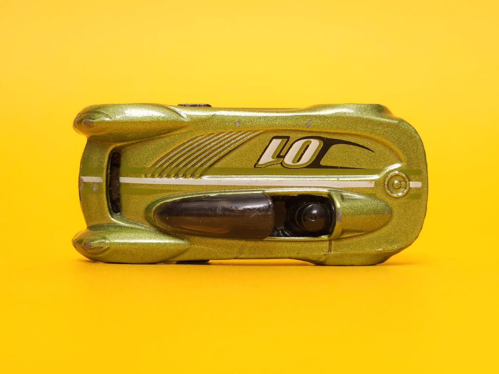 Monoposto: Metalflake Dark Green – 2007 Mattel Hot Wheels Basic